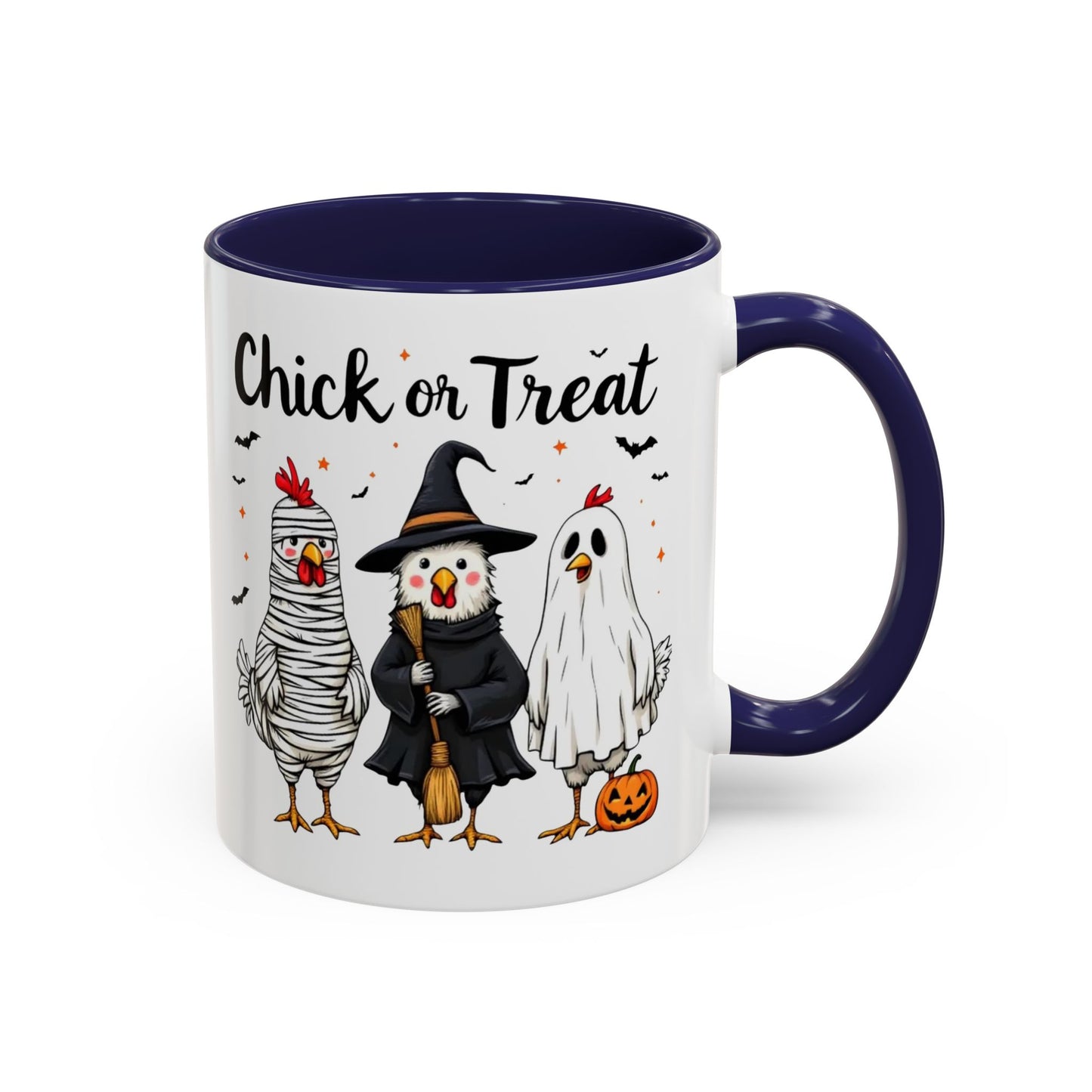 Coffee Tea Mug: Halloween "Chick or Treat" (11, 15oz)