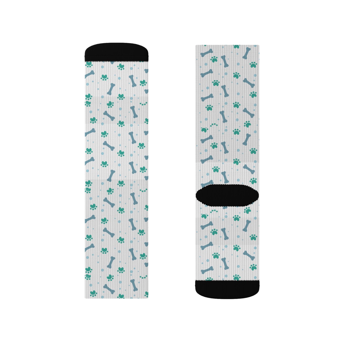 Socks: "Dog Paw and Bone"