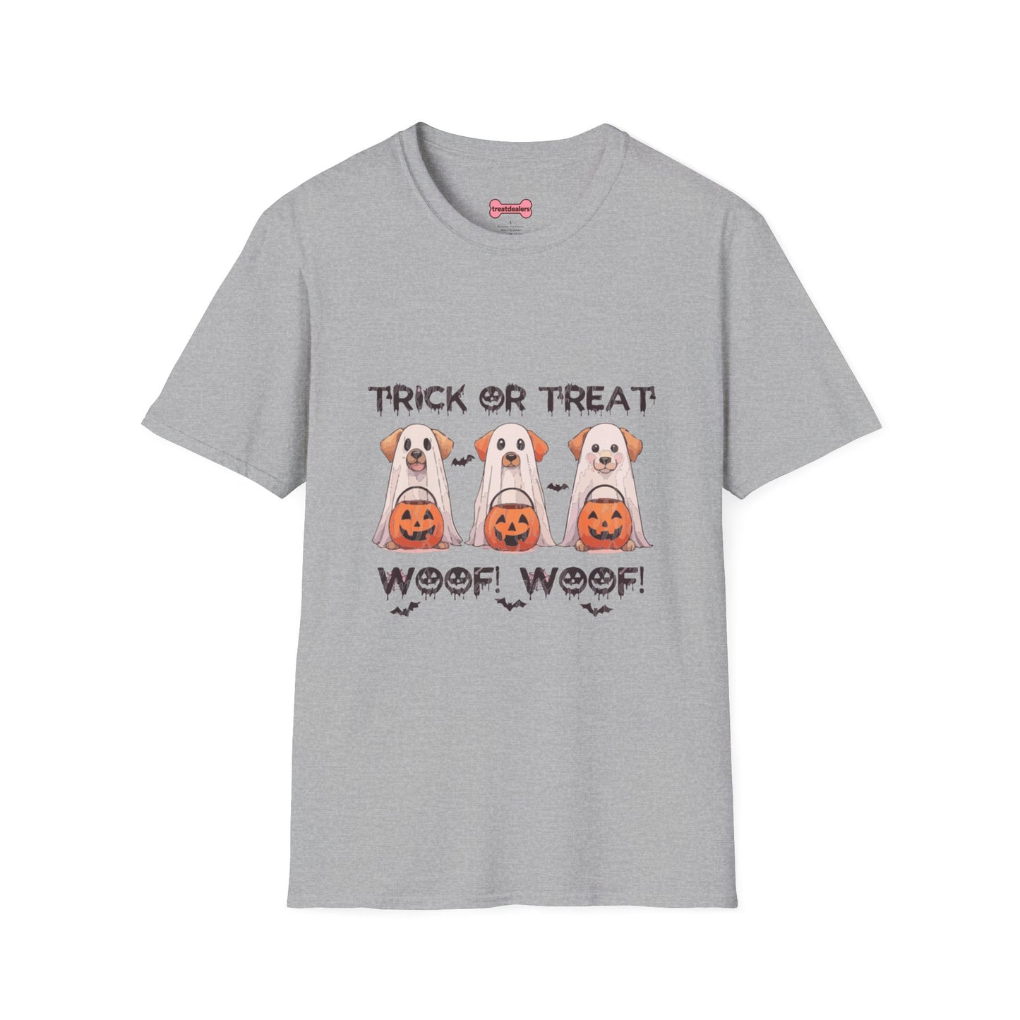 T-Shirt: Woof Wood Trick or Treat Halloween