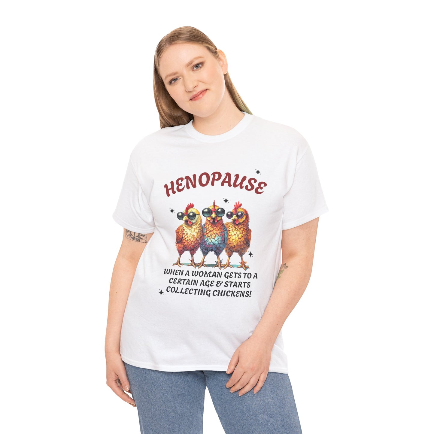 T-Shirt: Henopause Humor Vintage-Inspired