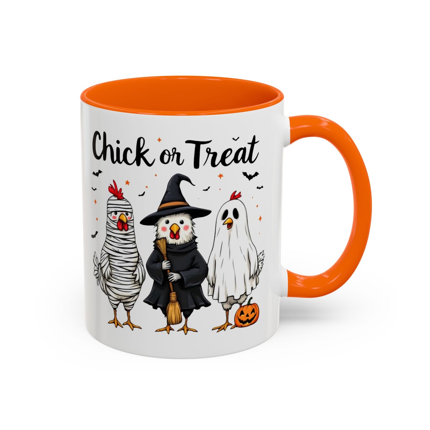Coffee Tea Mug: Halloween "Chick or Treat" (11, 15oz)