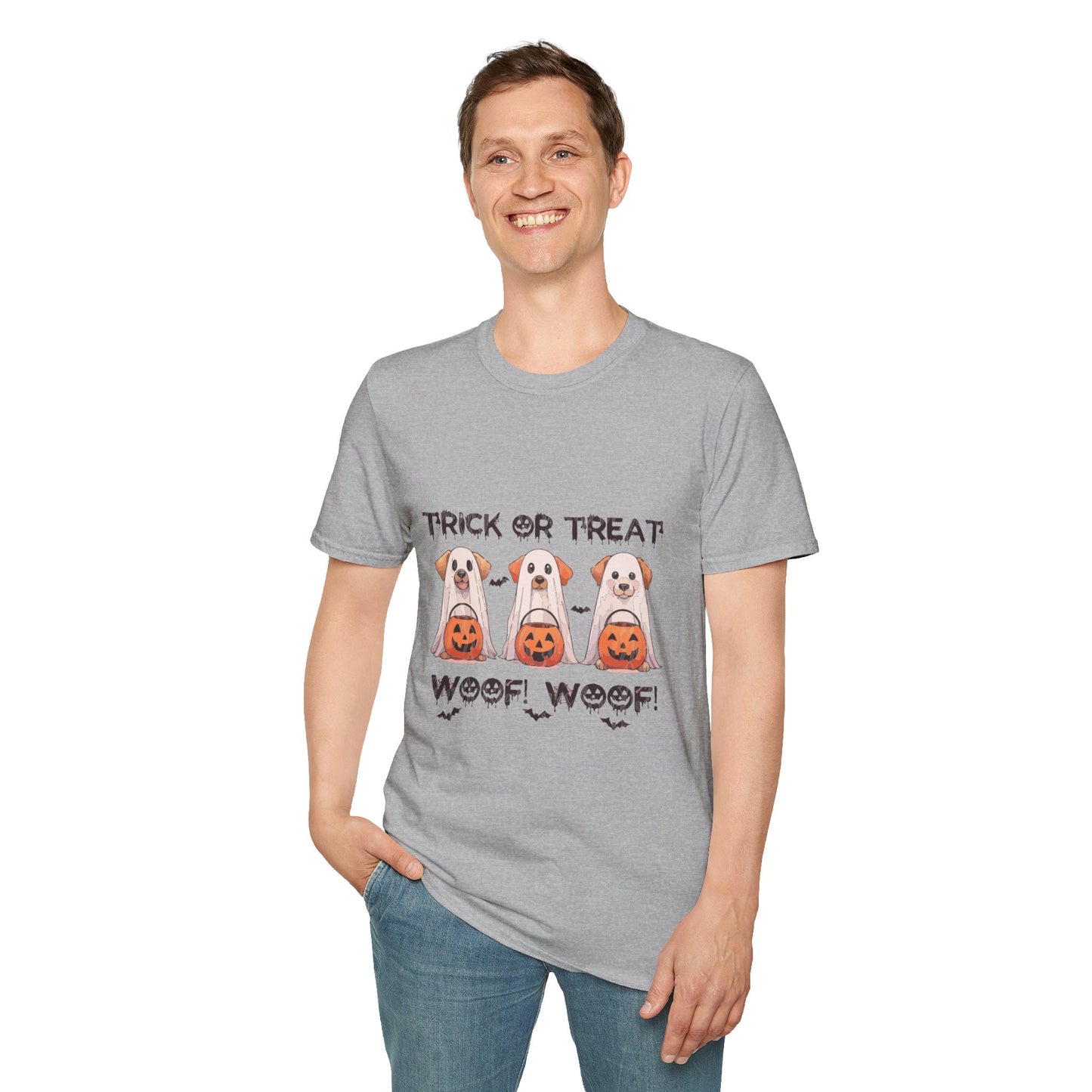 T-Shirt: Woof Wood Trick or Treat Halloween