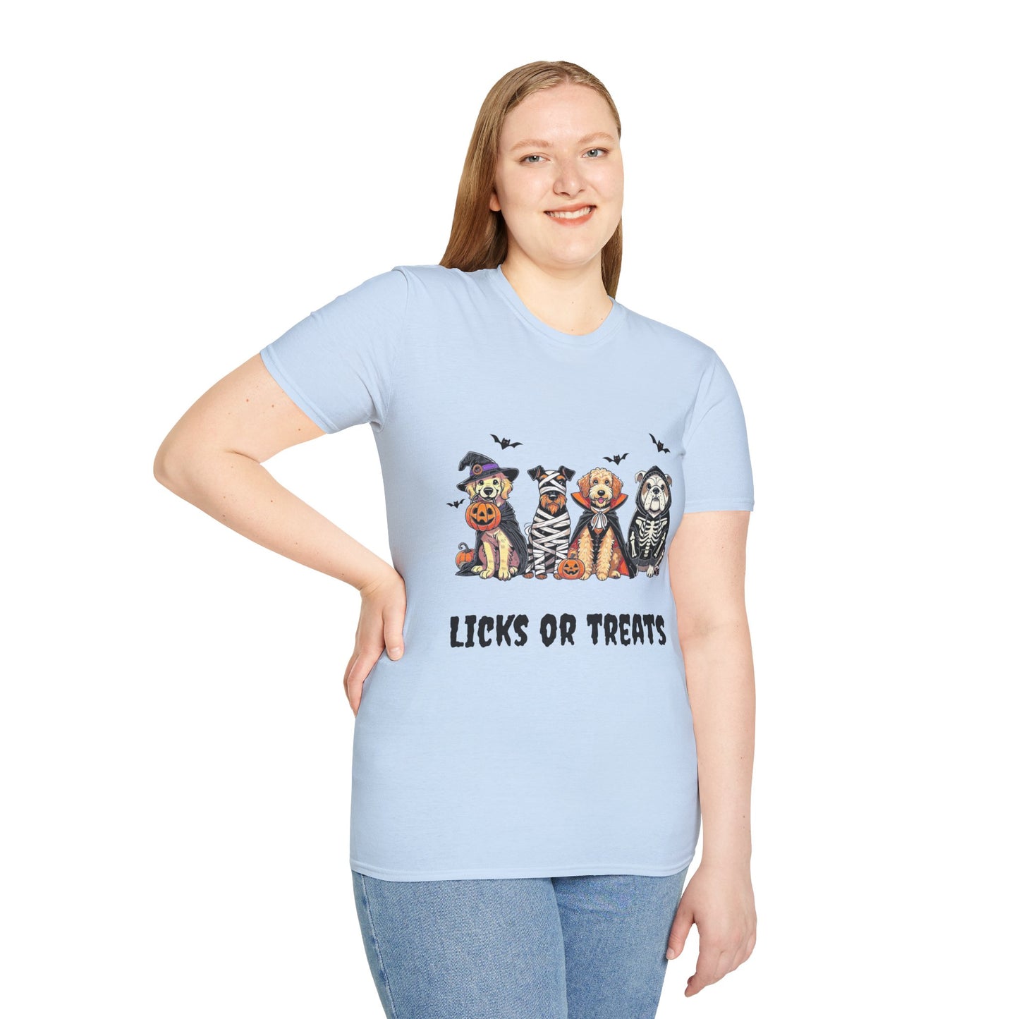 T-Shirt: "Licks or Treat" Halloween