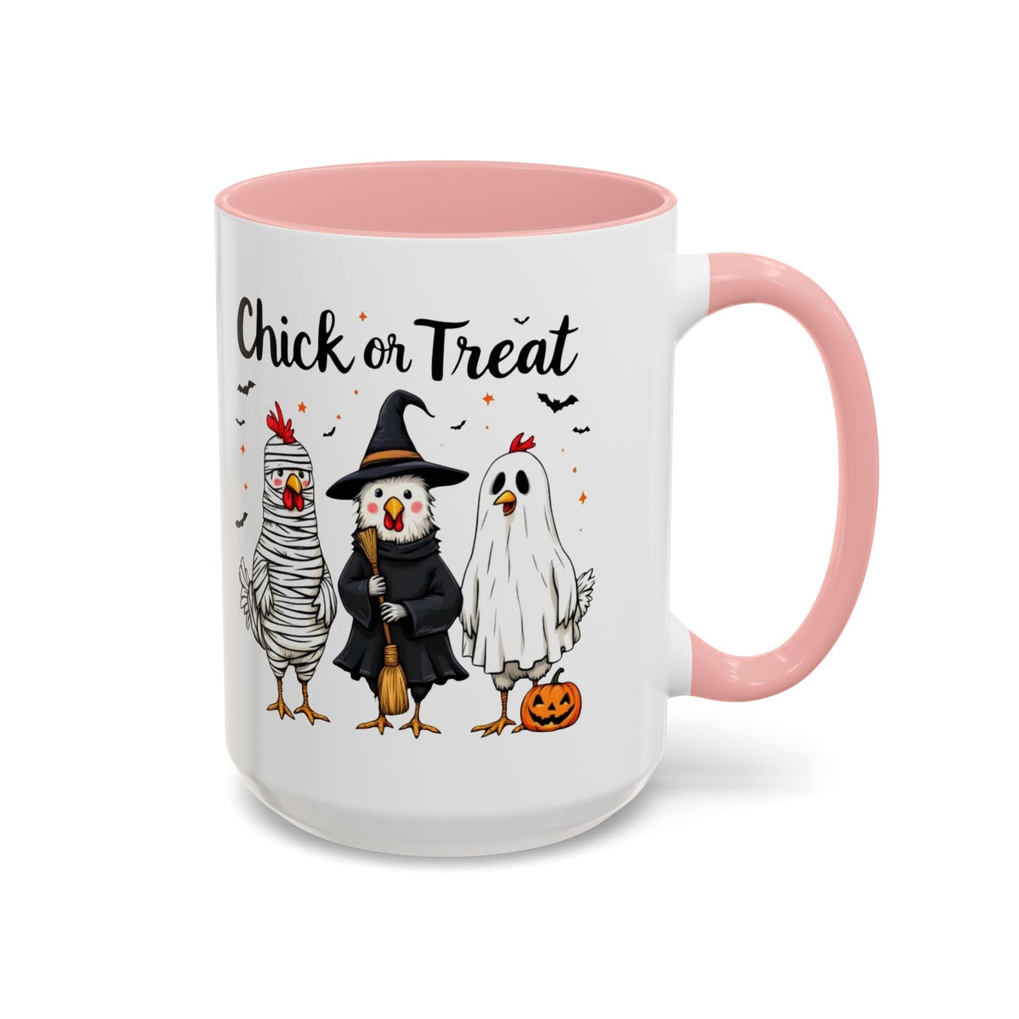 Coffee Tea Mug: Halloween "Chick or Treat" (11, 15oz)