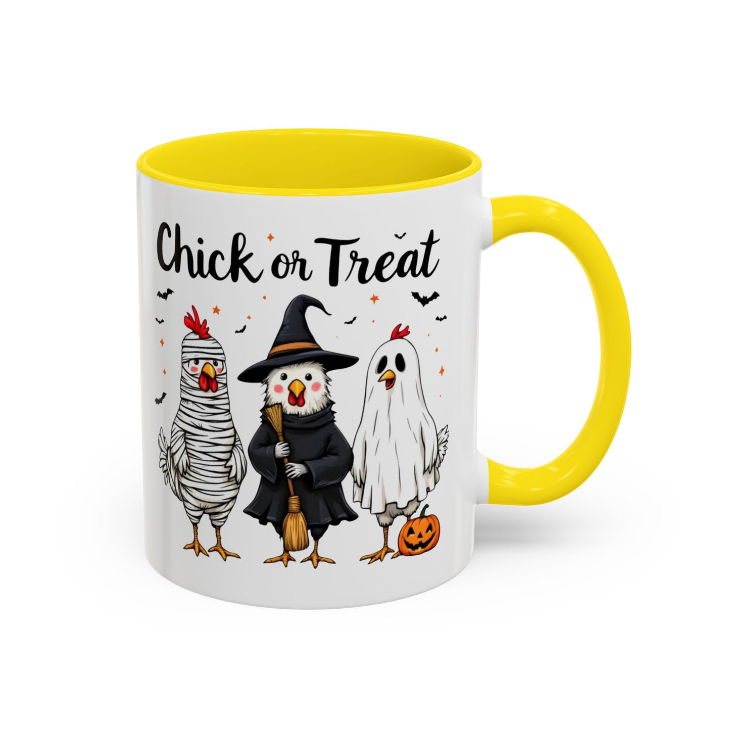 Coffee Tea Mug: Halloween "Chick or Treat" (11, 15oz)