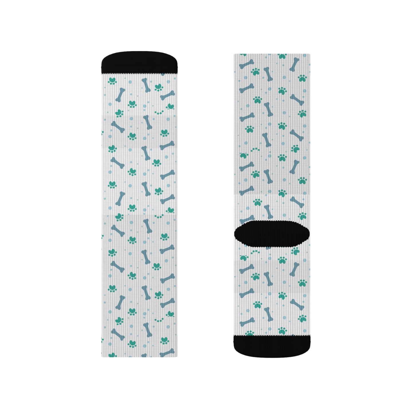 Socks: "Dog Paw and Bone"