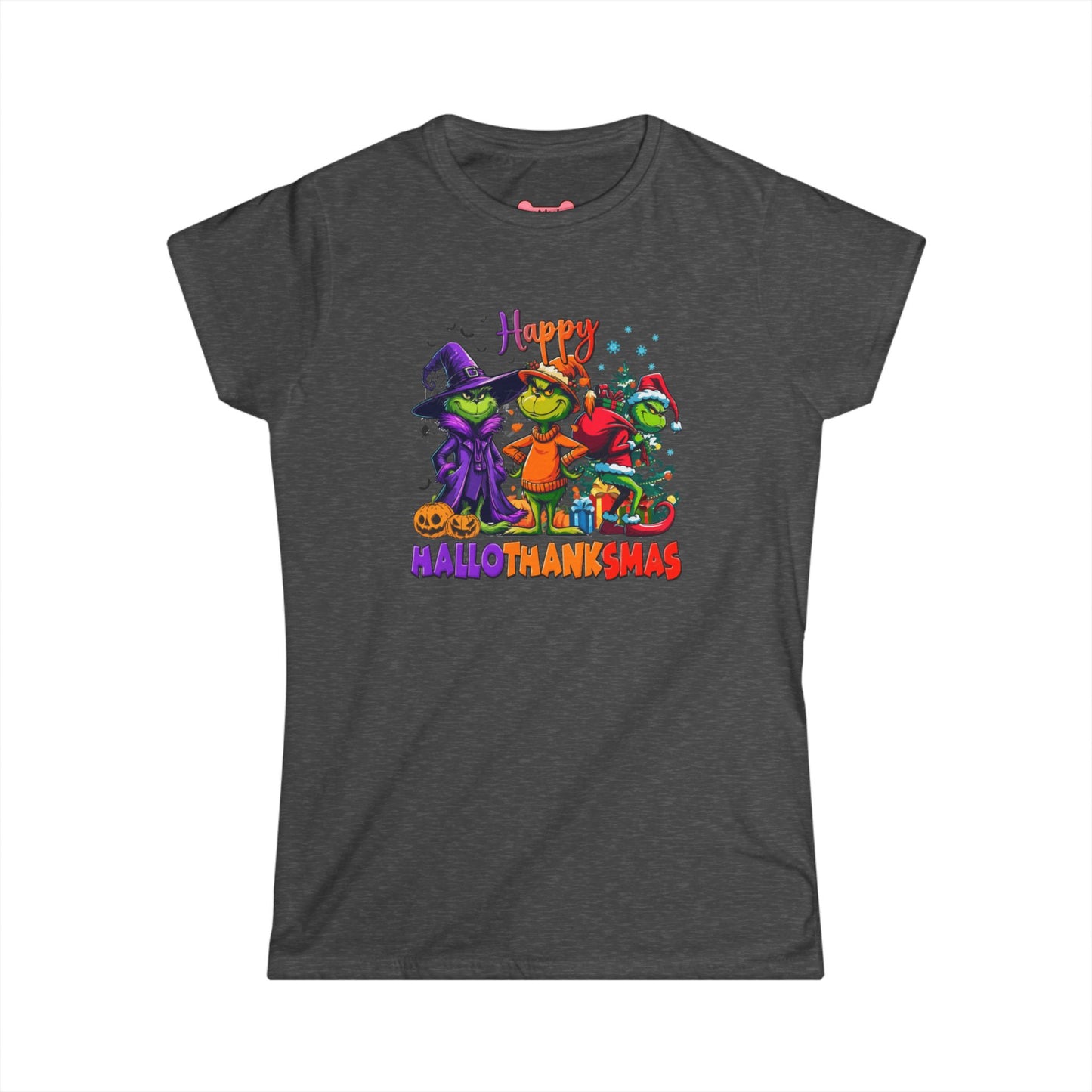 Funny "HalloThankMas" T-Shirt, Softstyle Tee