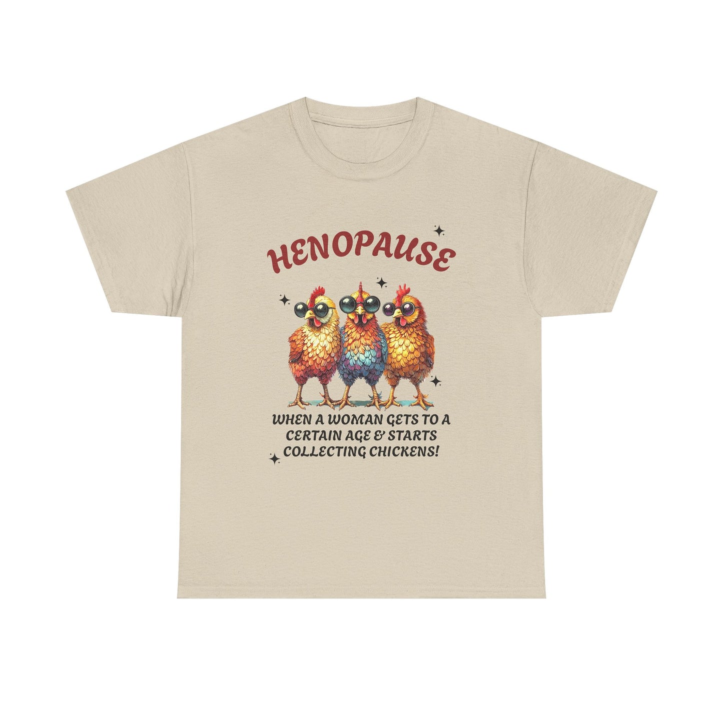 T-Shirt: Henopause Humor Vintage-Inspired