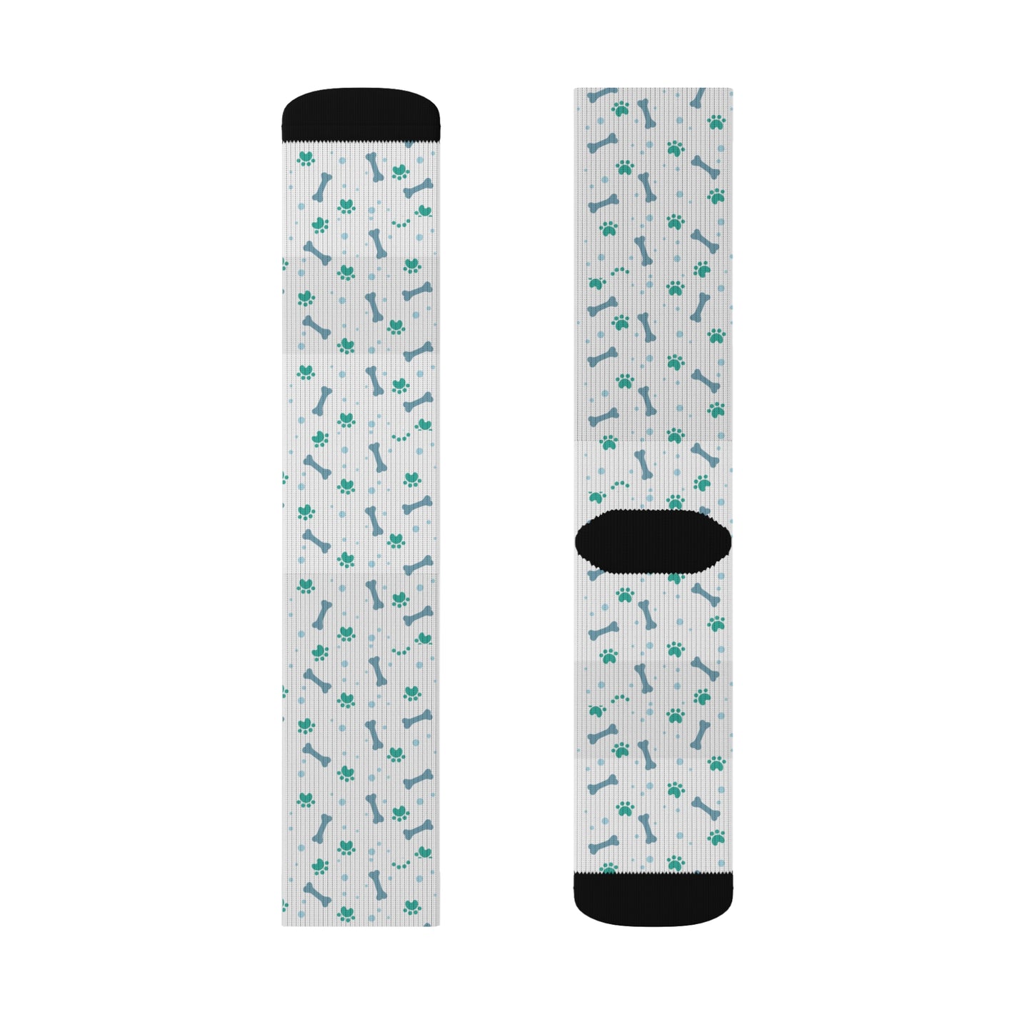 Socks: "Dog Paw and Bone"