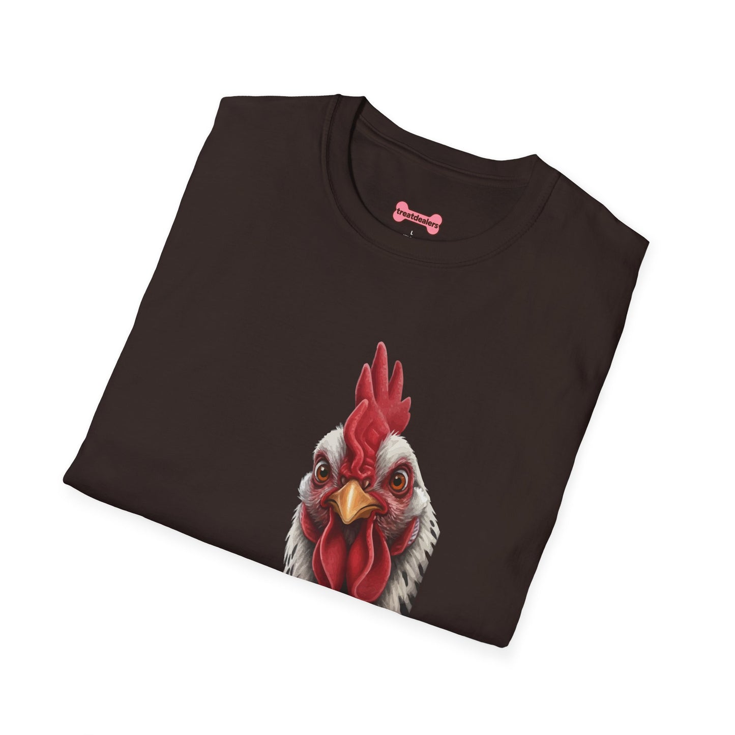 Speckled Rooster Funny Chicken Lover T-Shirt — Cute Poultry Farm Animal Tee