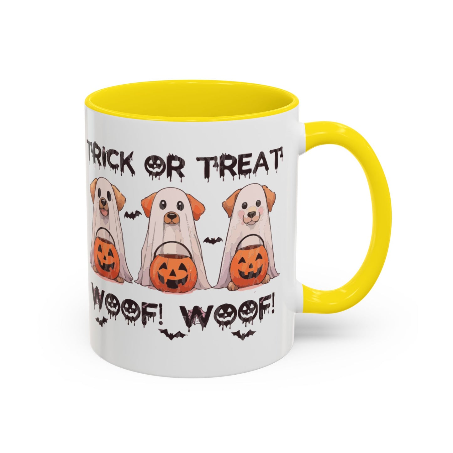 Coffee/Tea Mug: Spooky Halloween "Trick or Treat" (11, 15oz)