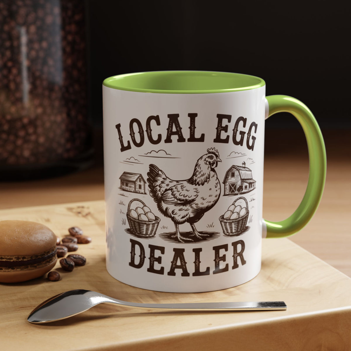 Coffee/Tea Mug: "Local Egg Dealer" (11oz/15oz)