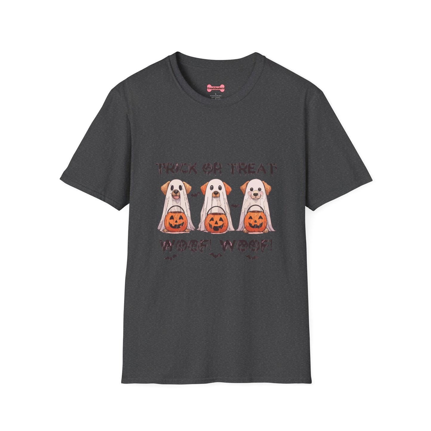 T-Shirt: Woof Wood Trick or Treat Halloween