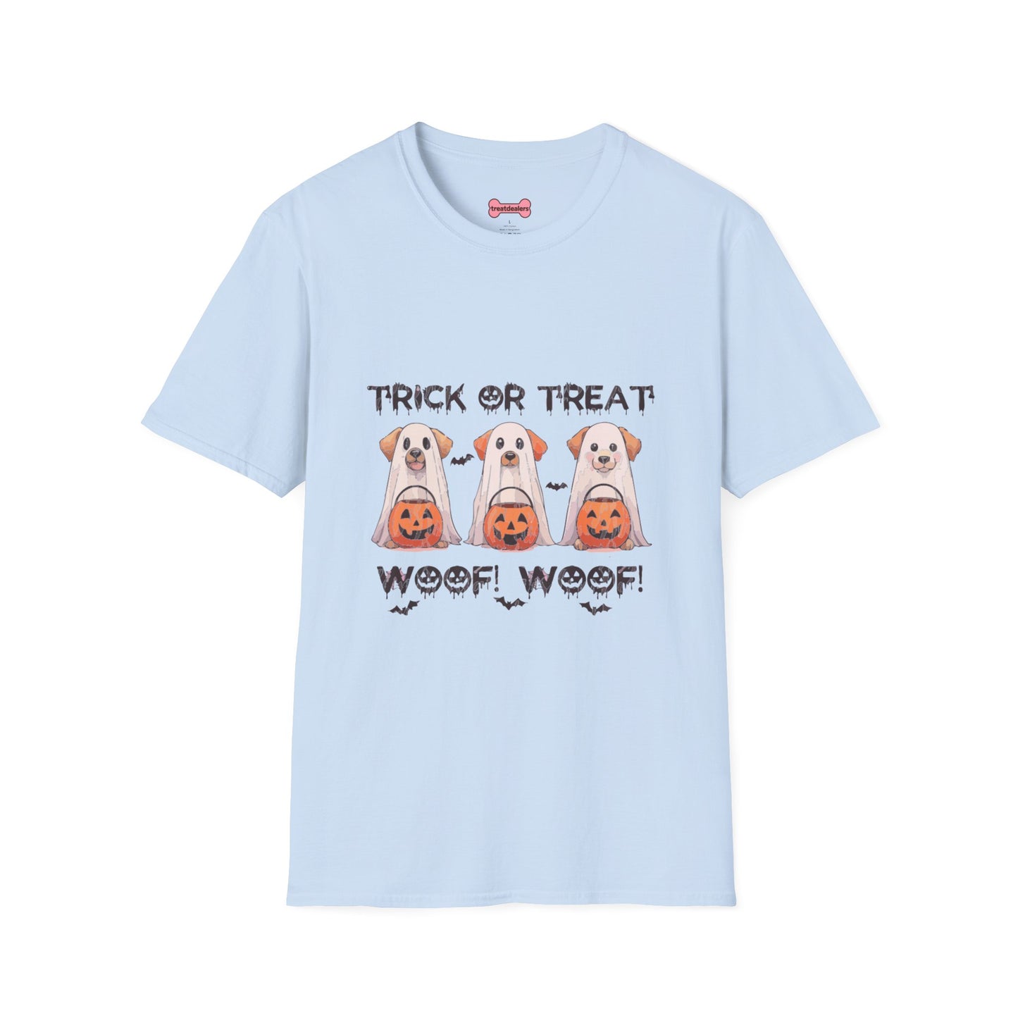 T-Shirt: Woof Wood Trick or Treat Halloween