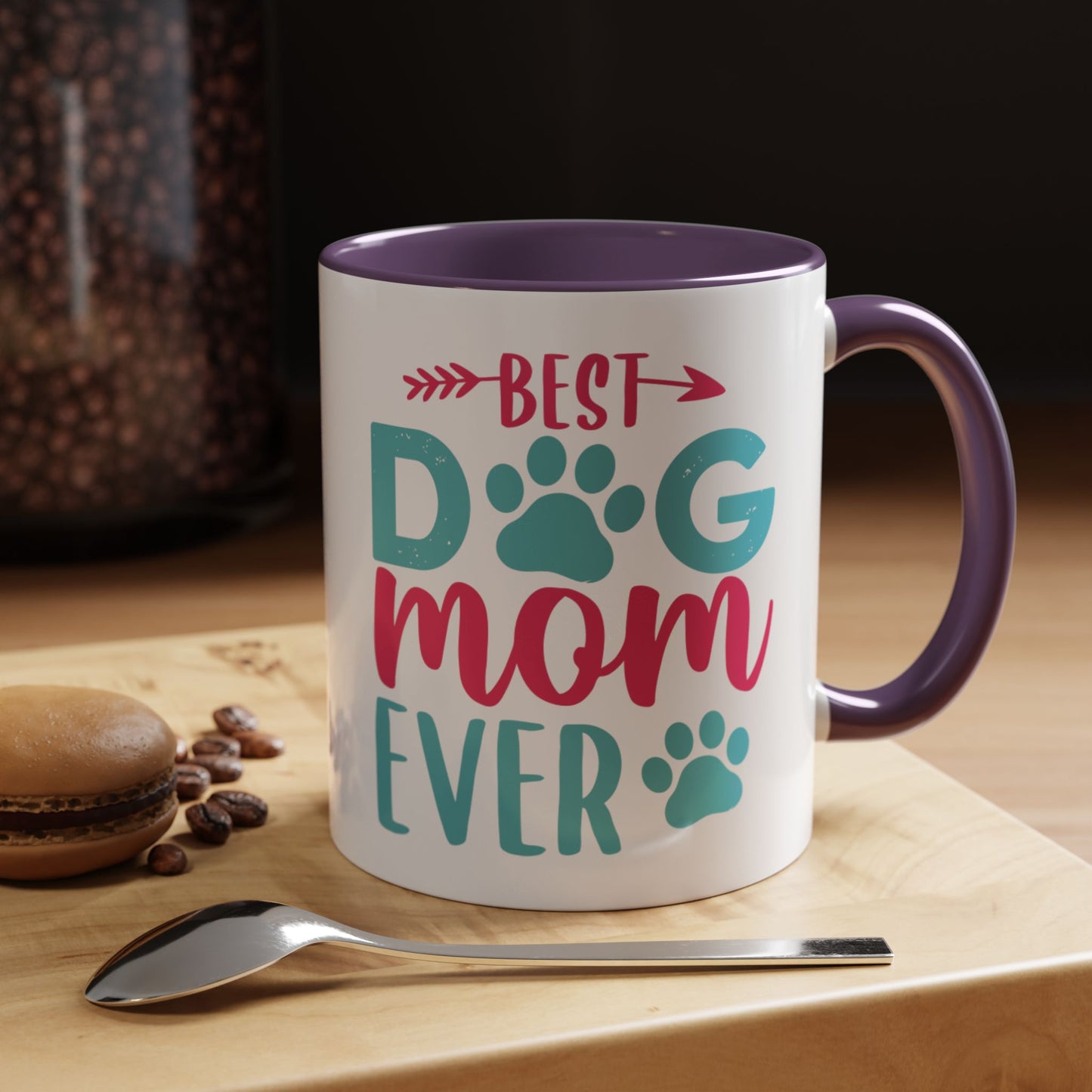 Coffee/Tea Mug: "Best Dog Mom Ever"