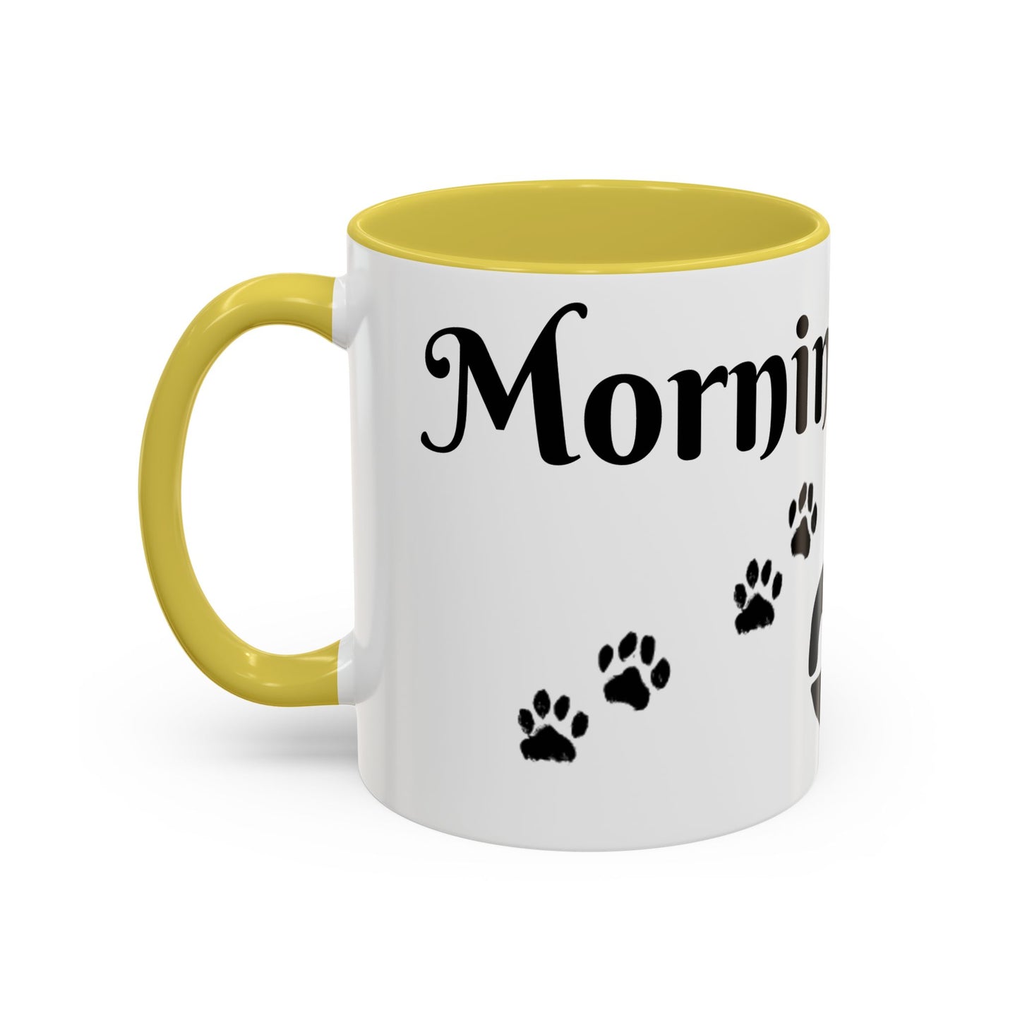 Coffee/Tea Mug: "Mornings are ruff", (11oz/15oz)