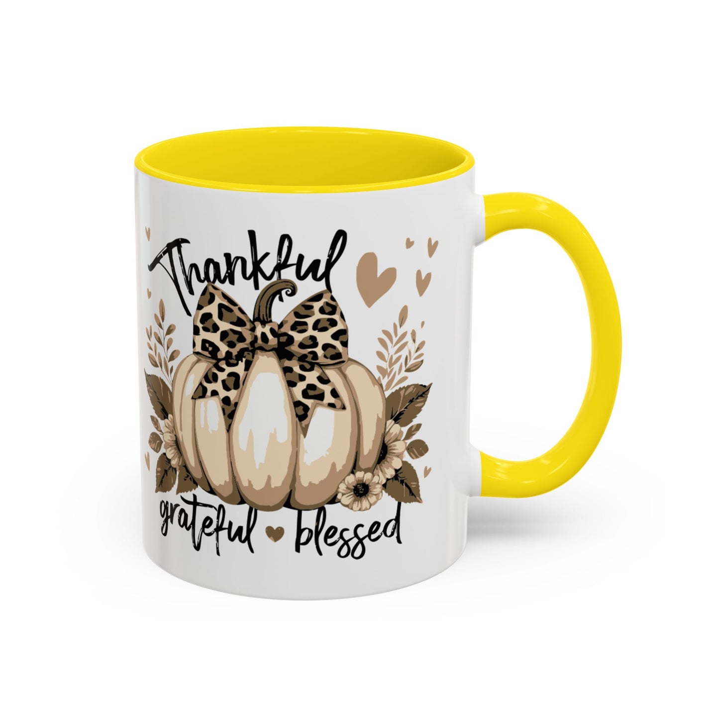 Coffee/Tea Mug: "Thankful Grateful Blessed" (11oz/15oz)