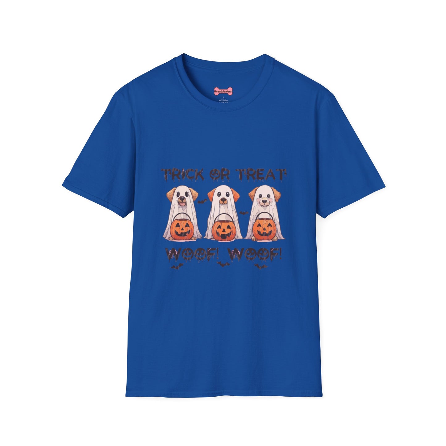 T-Shirt: Woof Wood Trick or Treat Halloween