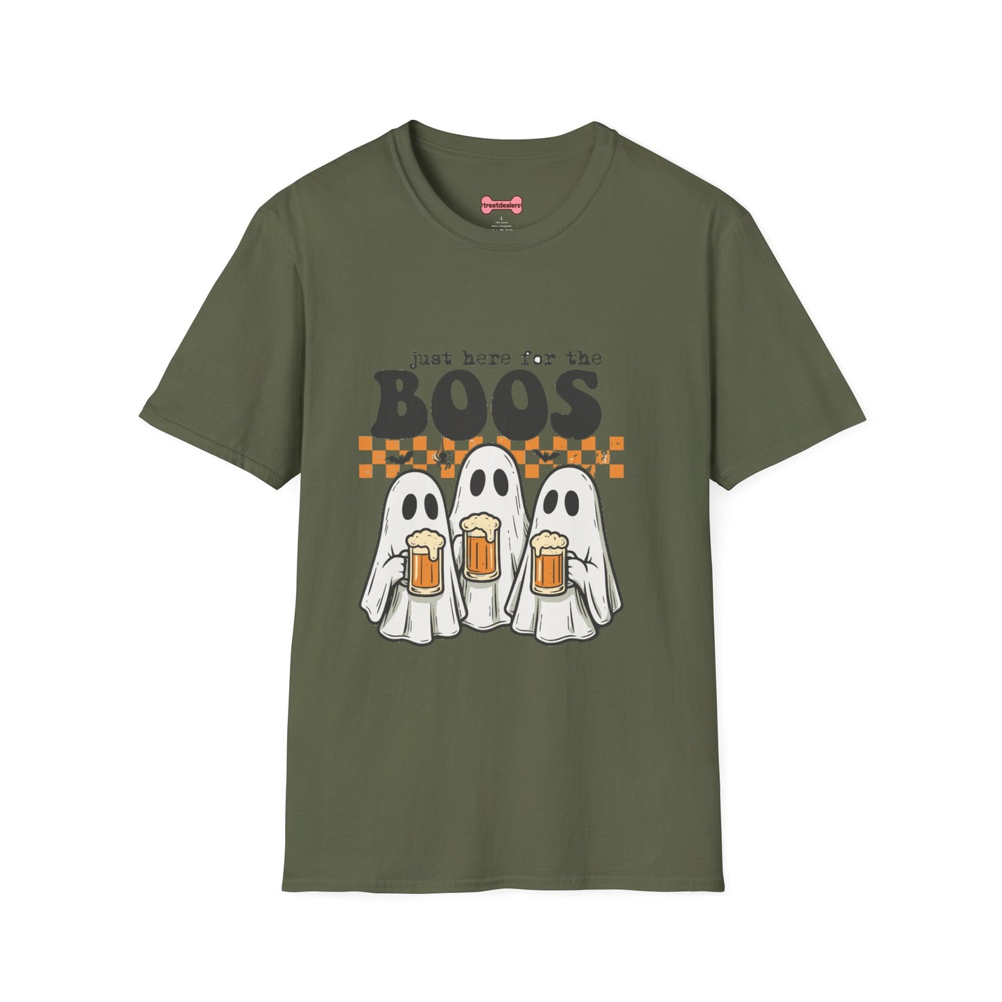 T-Shirt: Halloween "Just here for the Boos"