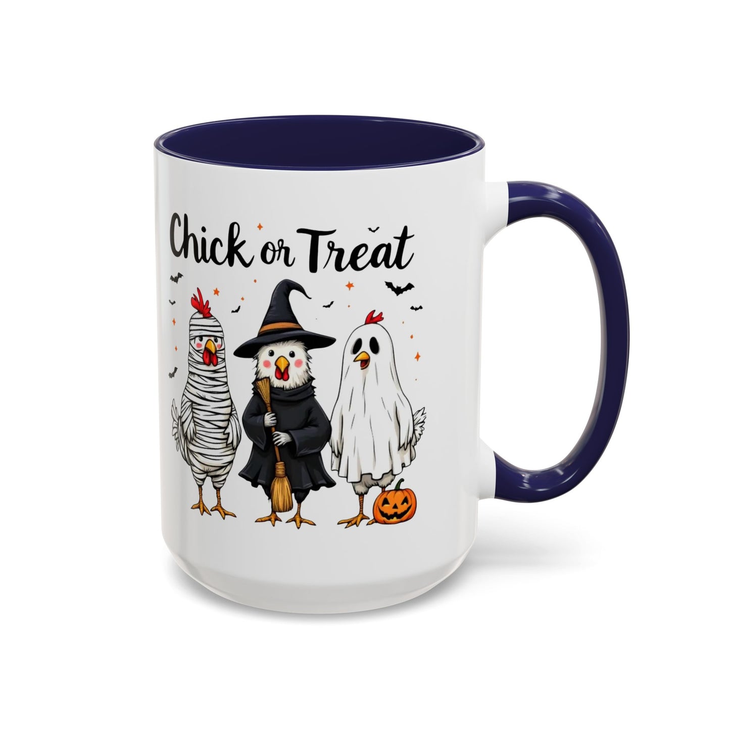 Coffee Tea Mug: Halloween "Chick or Treat" (11, 15oz)