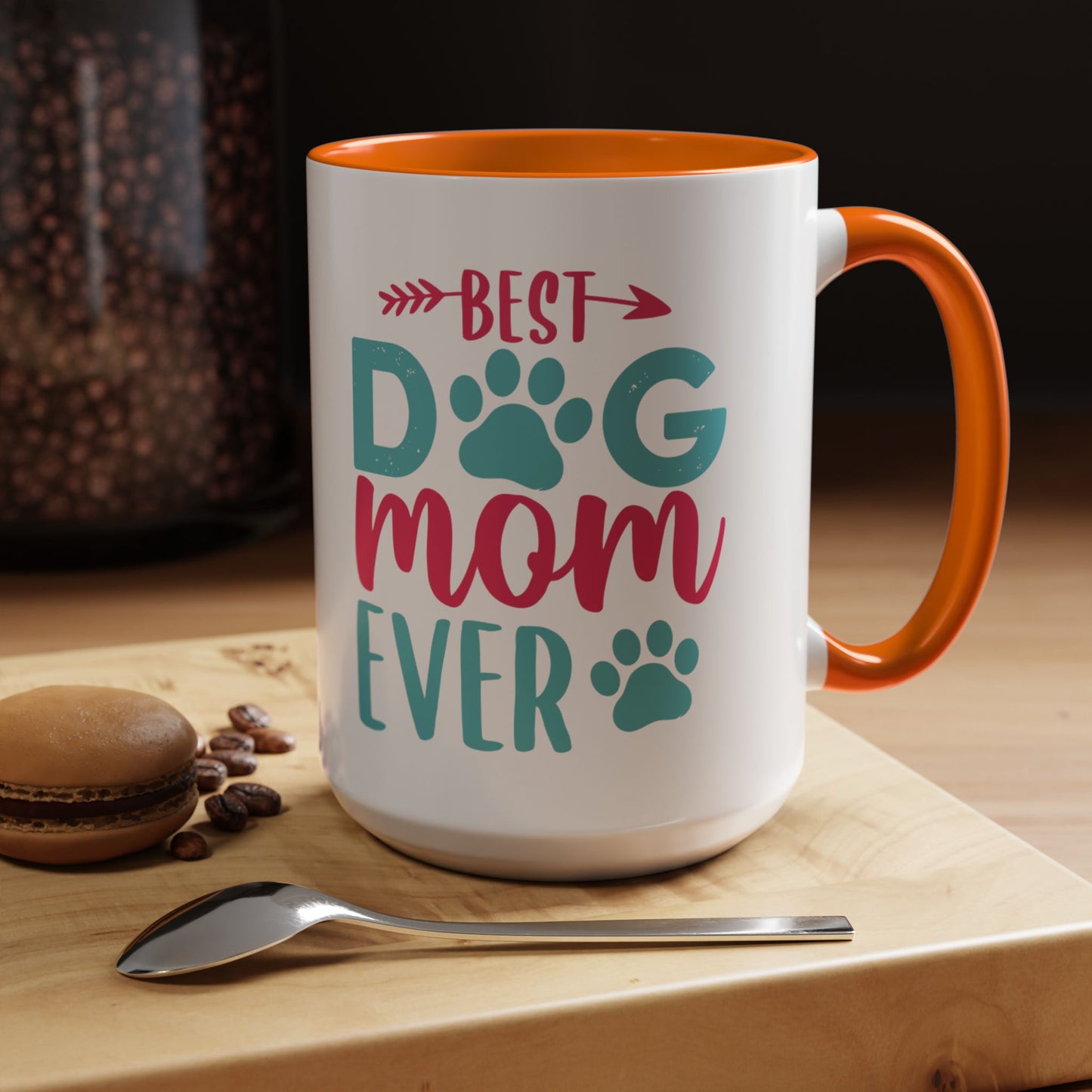 Coffee/Tea Mug: "Best Dog Mom Ever"