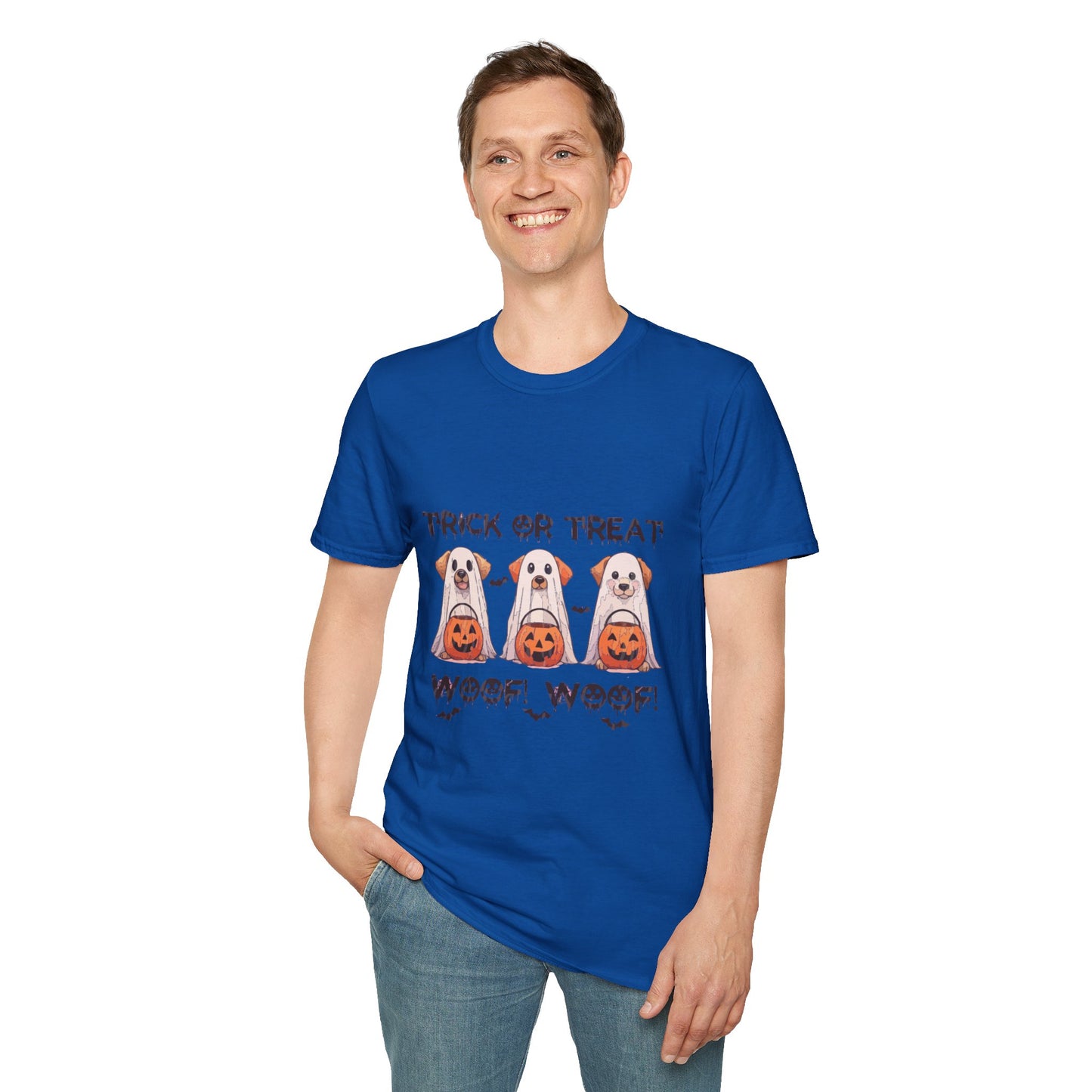 T-Shirt: Woof Wood Trick or Treat Halloween
