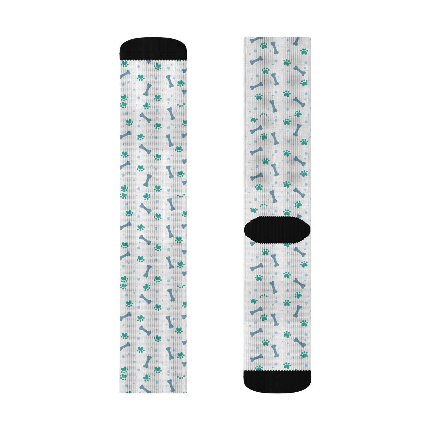 Socks: "Dog Paw and Bone"