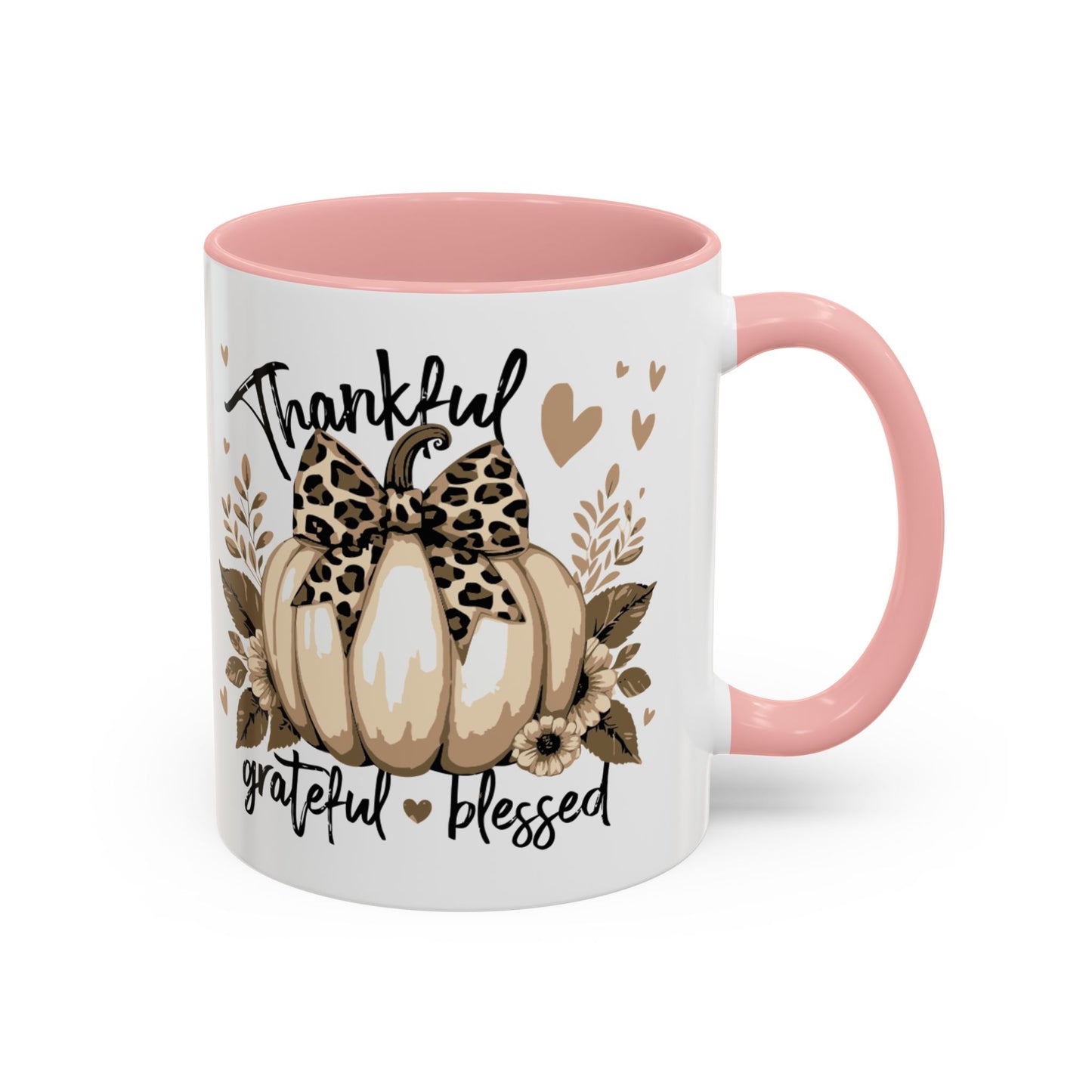 Coffee/Tea Mug: "Thankful Grateful Blessed" (11oz/15oz)