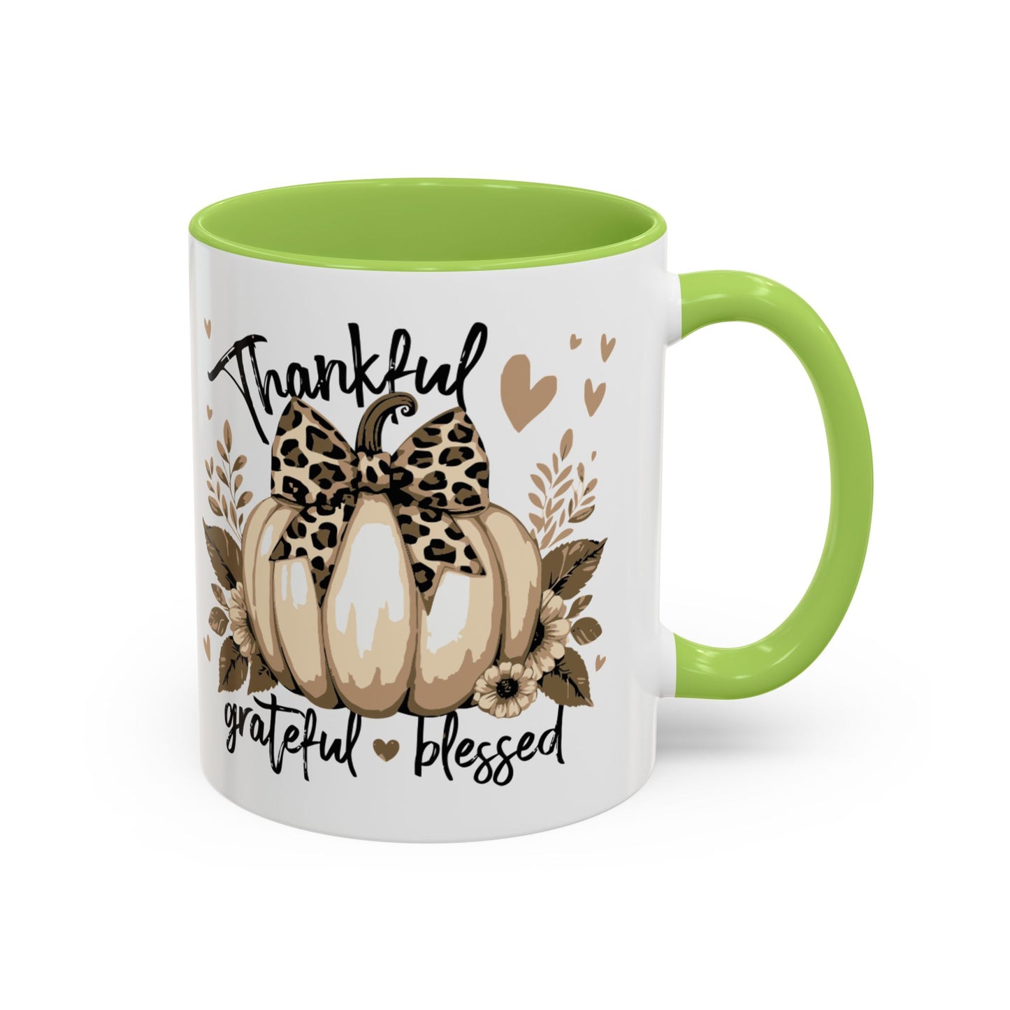Coffee/Tea Mug: "Thankful Grateful Blessed" (11oz/15oz)