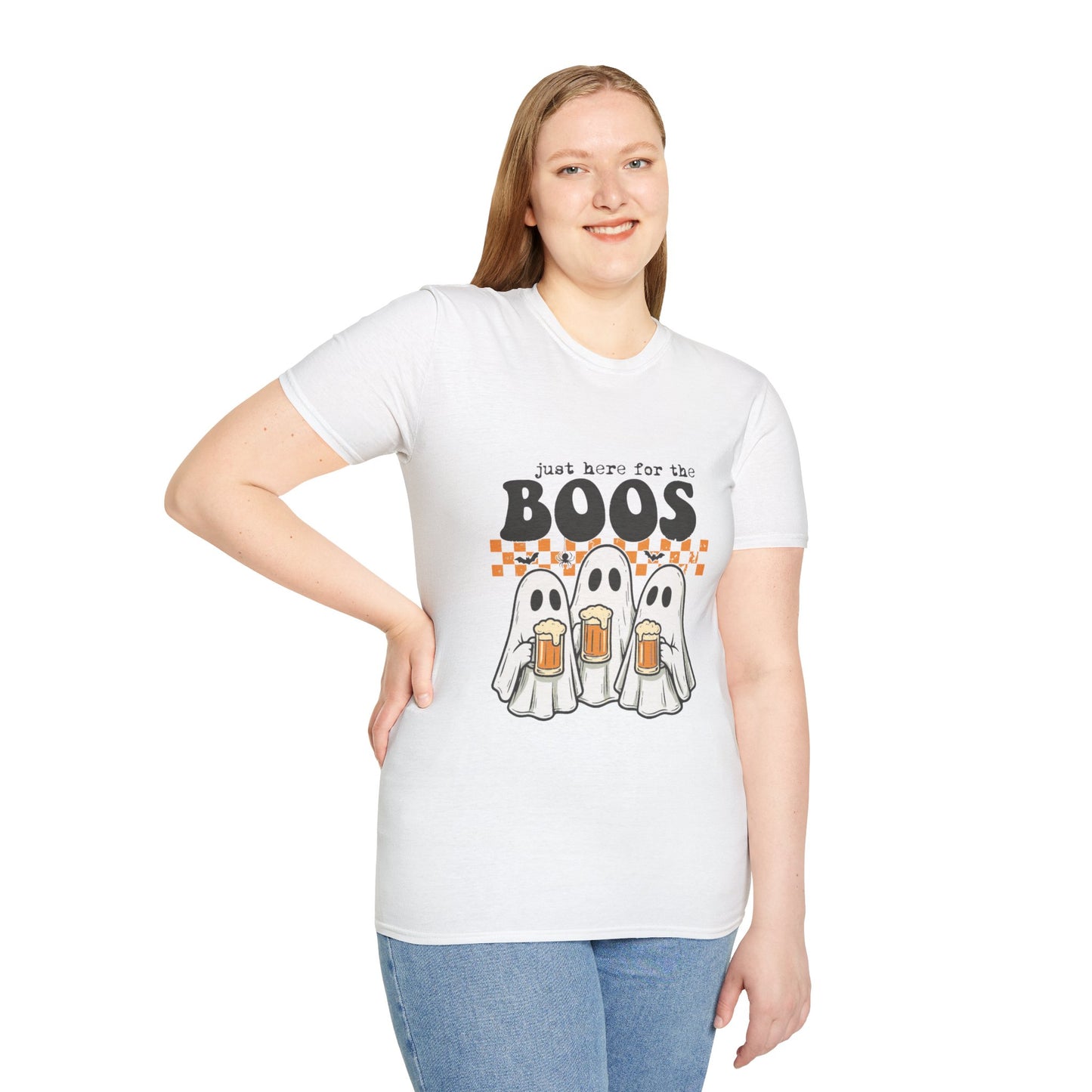 T-Shirt: Halloween "Just here for the Boos"