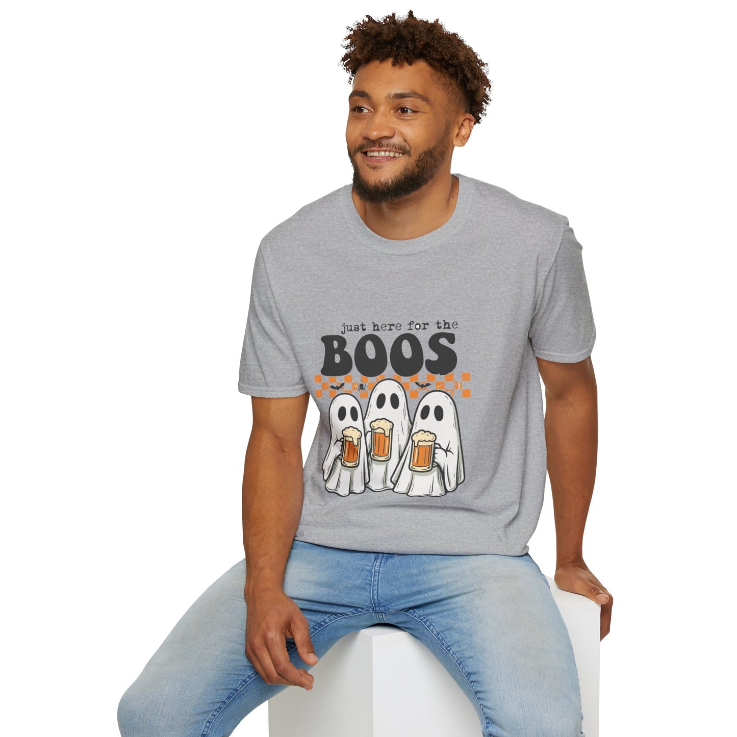 T-Shirt: Halloween "Just here for the Boos"