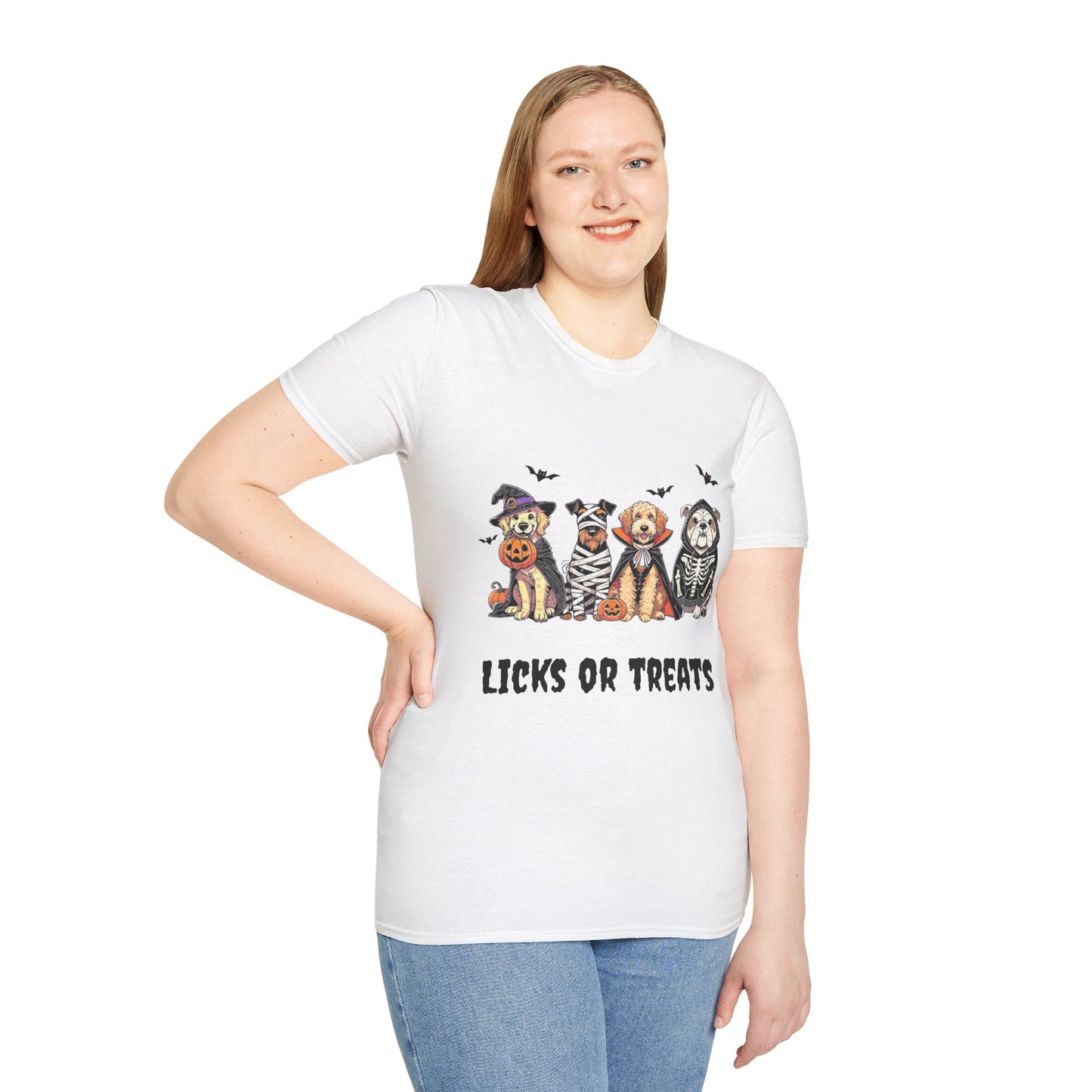 T-Shirt: "Licks or Treat" Halloween