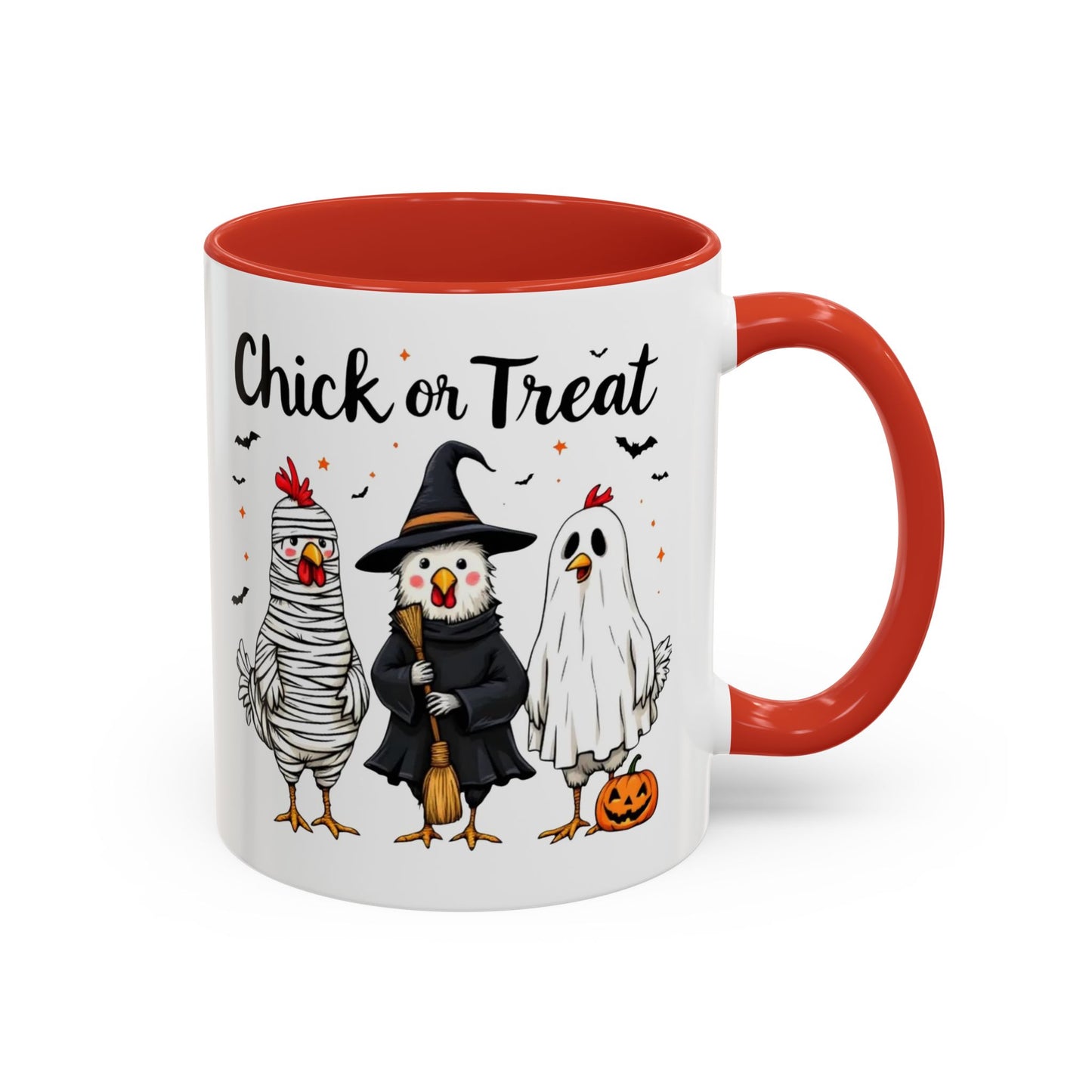 Coffee Tea Mug: Halloween "Chick or Treat" (11, 15oz)