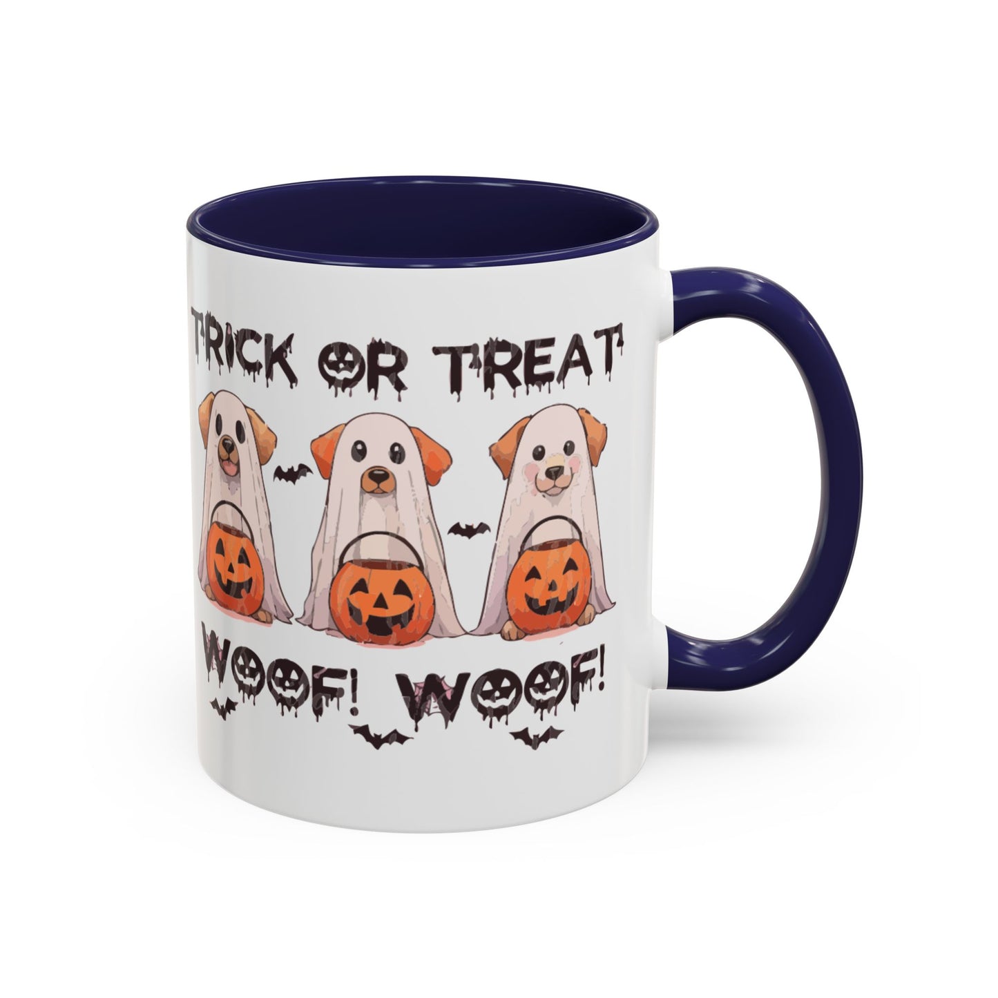 Coffee/Tea Mug: Spooky Halloween "Trick or Treat" (11, 15oz)