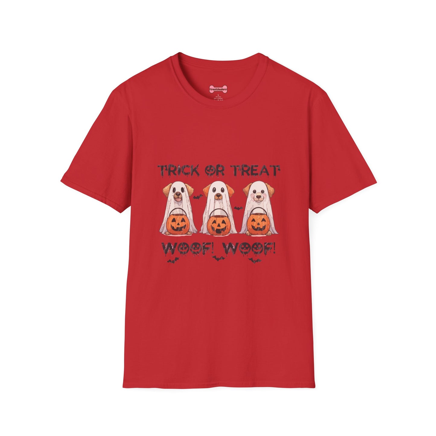 T-Shirt: Woof Wood Trick or Treat Halloween