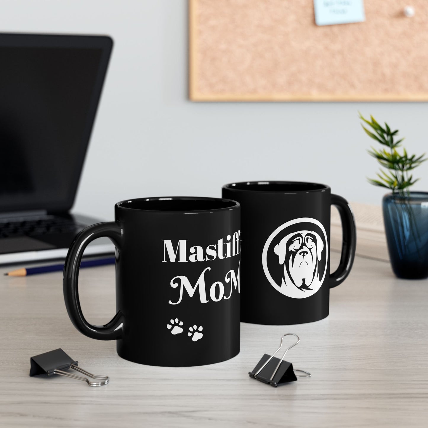Coffee/Tea Mug: "Mastiff Mom" (11oz/15oz)
