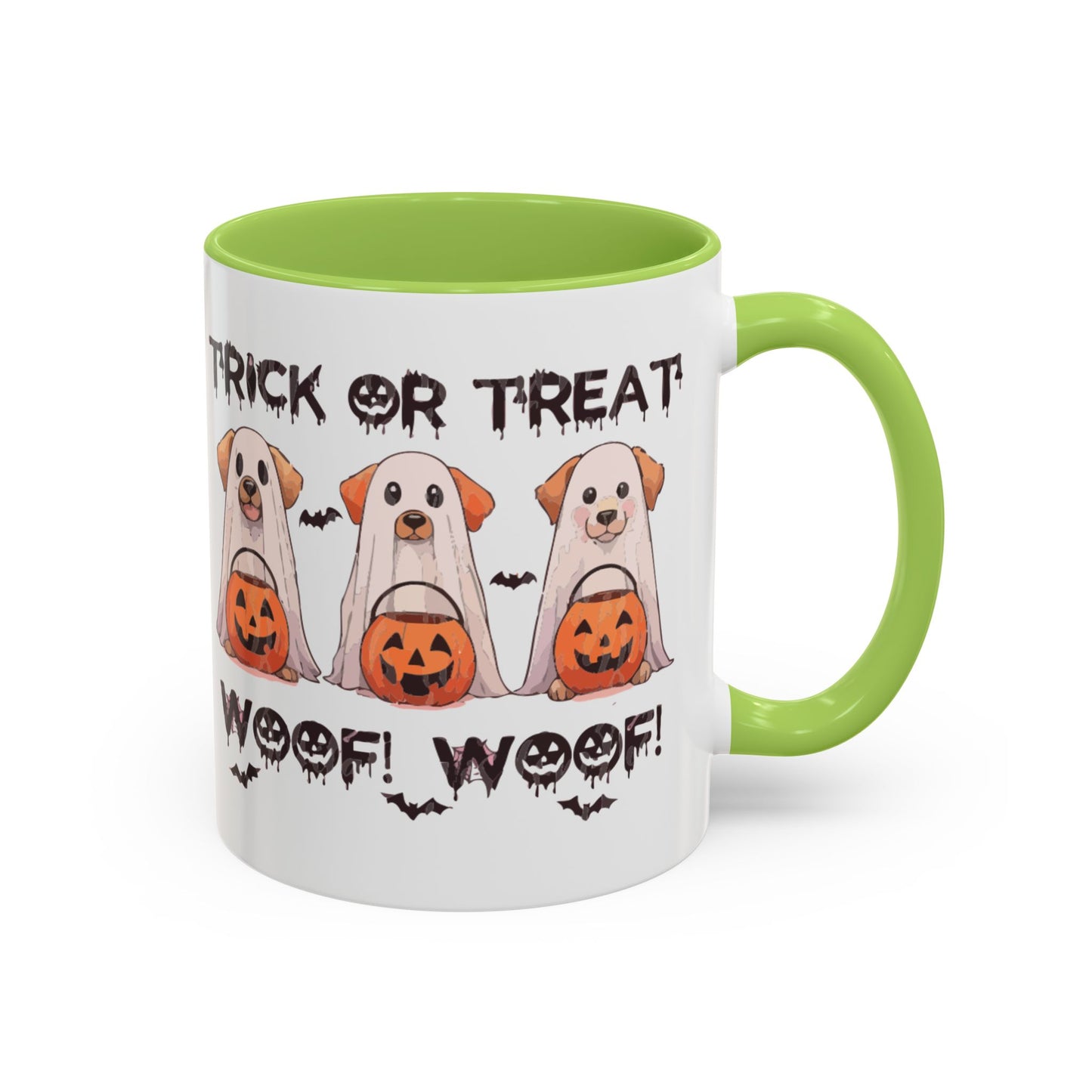 Coffee/Tea Mug: Spooky Halloween "Trick or Treat" (11, 15oz)