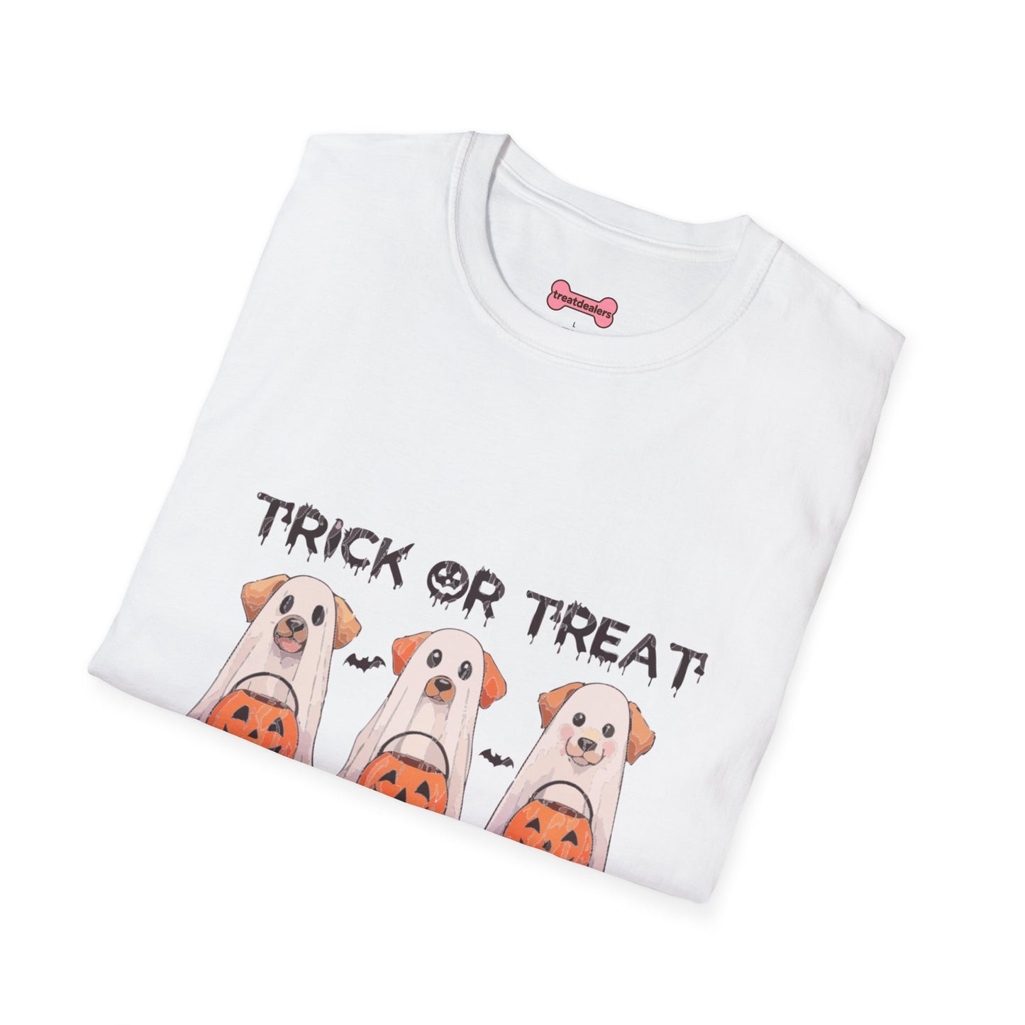 T-Shirt: Woof Wood Trick or Treat Halloween