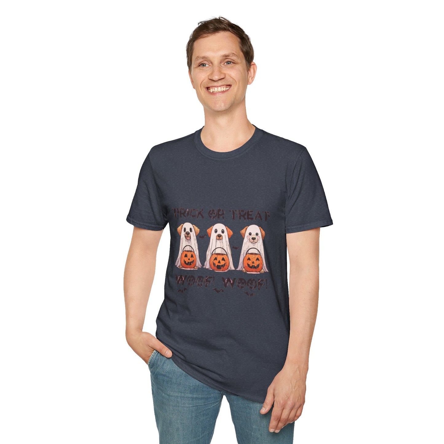 T-Shirt: Woof Wood Trick or Treat Halloween