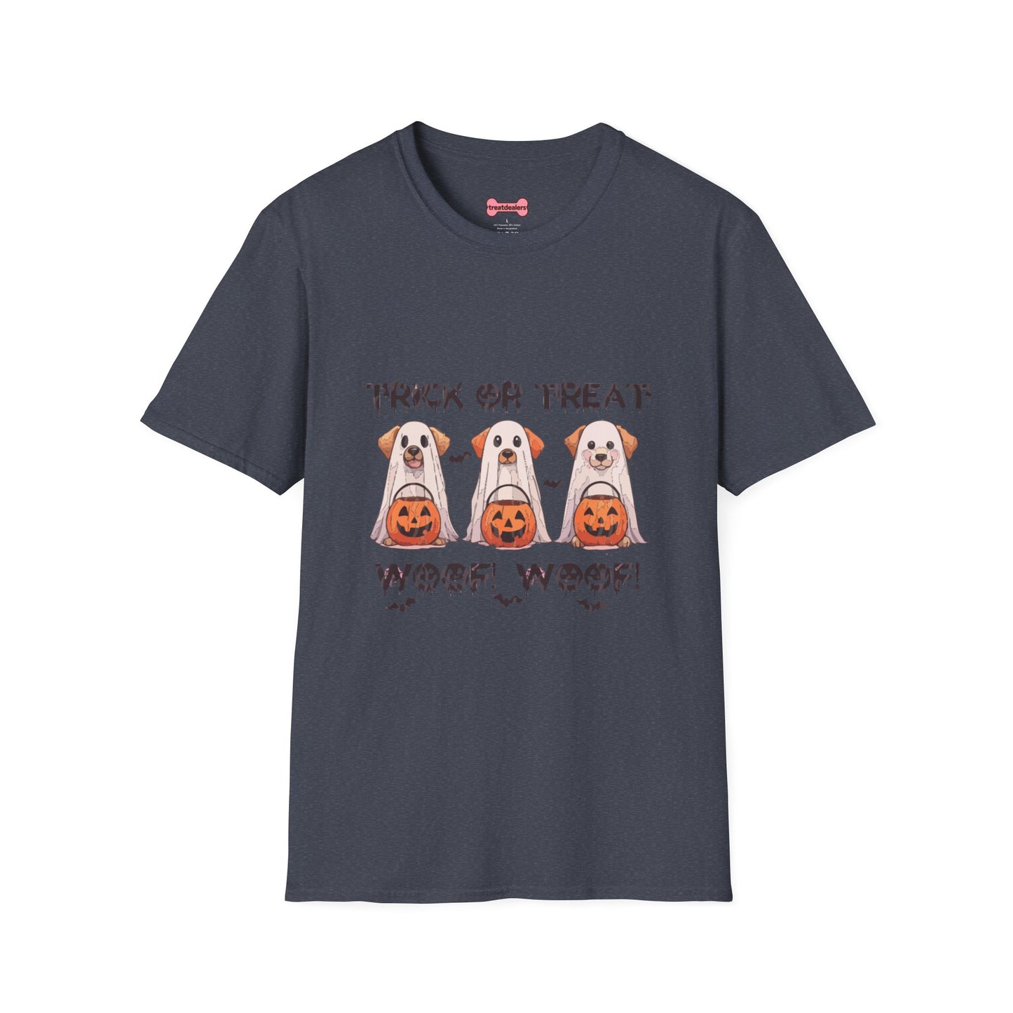 T-Shirt: Woof Wood Trick or Treat Halloween