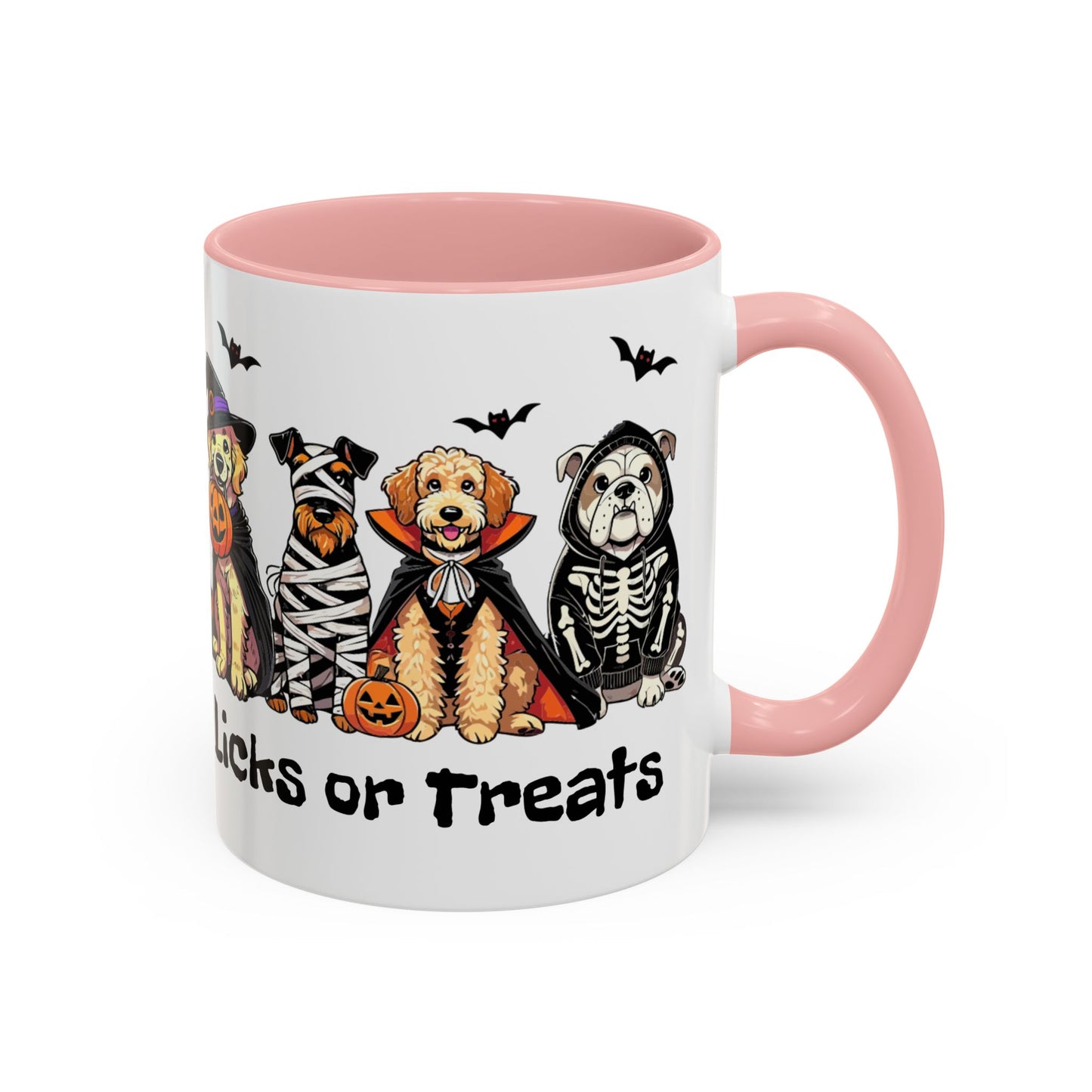 Coffee/Tea Mug - Spooky Halloween "Licks or Treat" (11, 15oz)