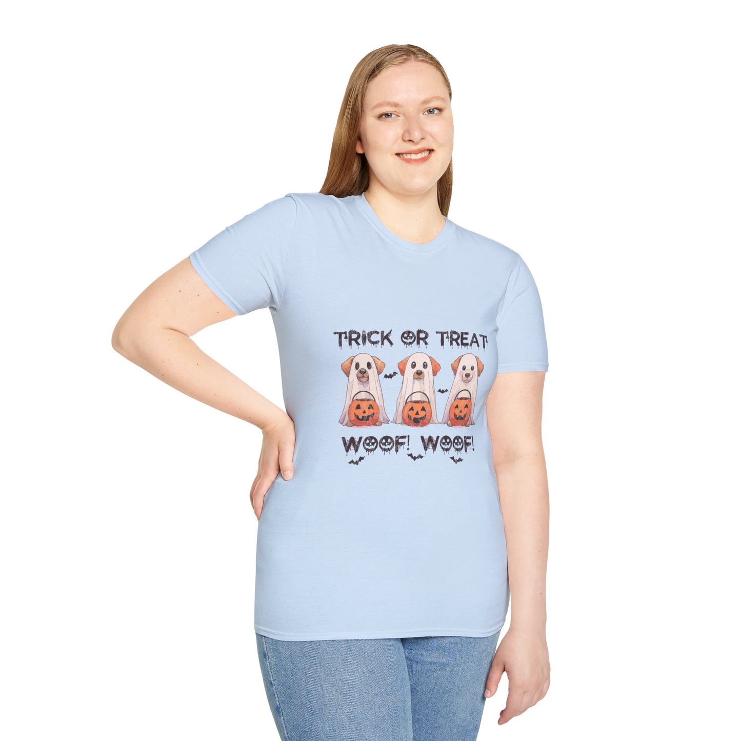 T-Shirt: Woof Wood Trick or Treat Halloween