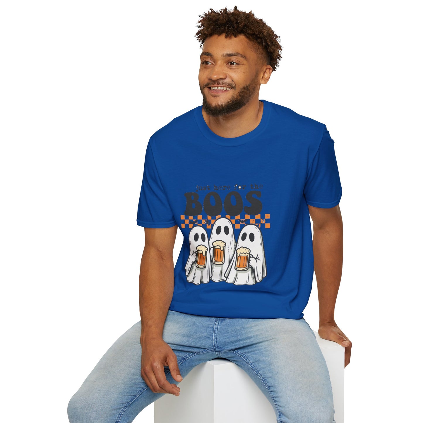 T-Shirt: Halloween "Just here for the Boos"