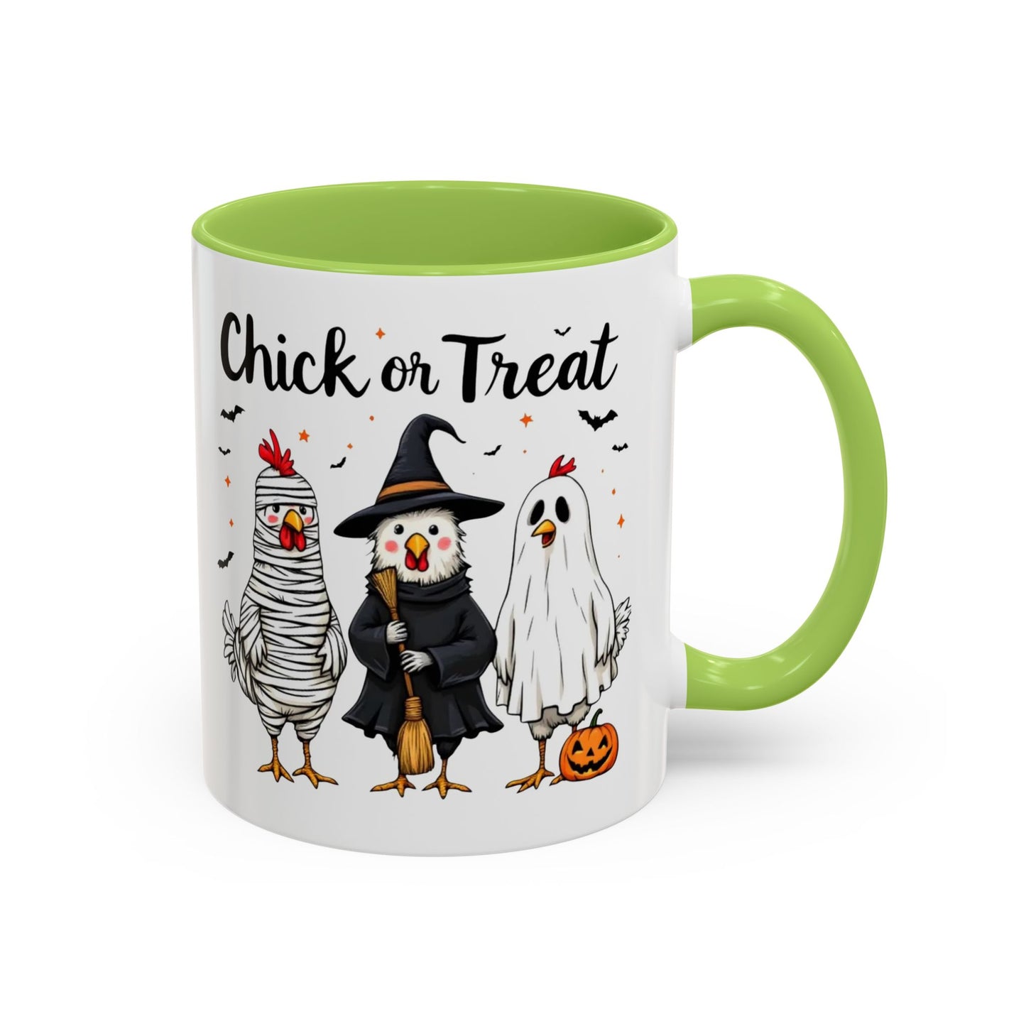 Coffee Tea Mug: Halloween "Chick or Treat" (11, 15oz)