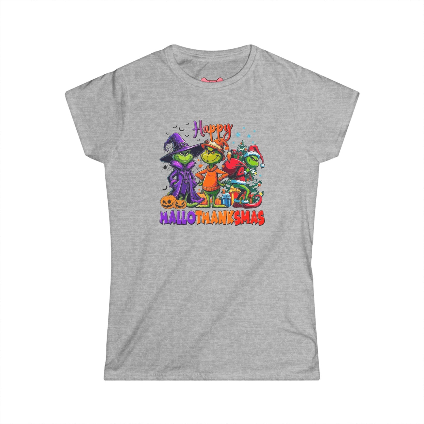 Funny "HalloThankMas" T-Shirt, Softstyle Tee