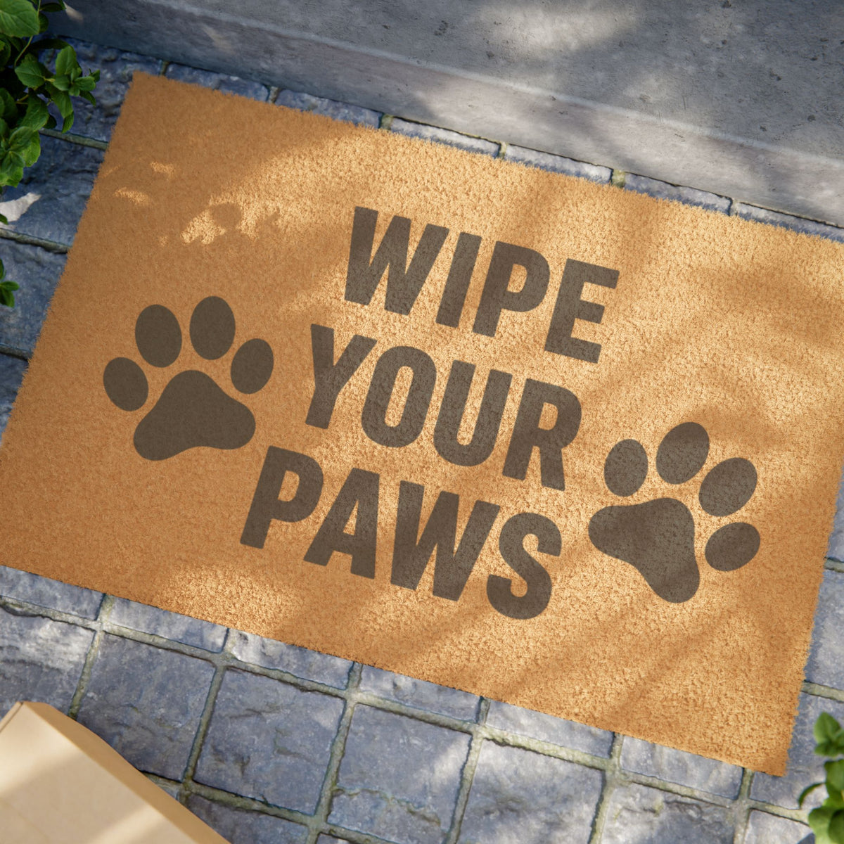 Wipe Your Paws Doormat - Cozy & Playful Welcome Mat for Pet Lovers
