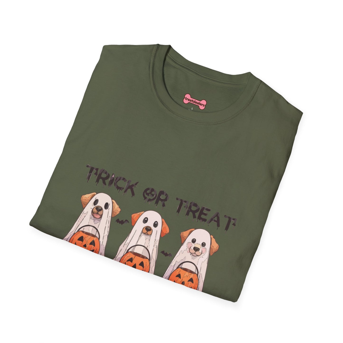 T-Shirt: Woof Wood Trick or Treat Halloween