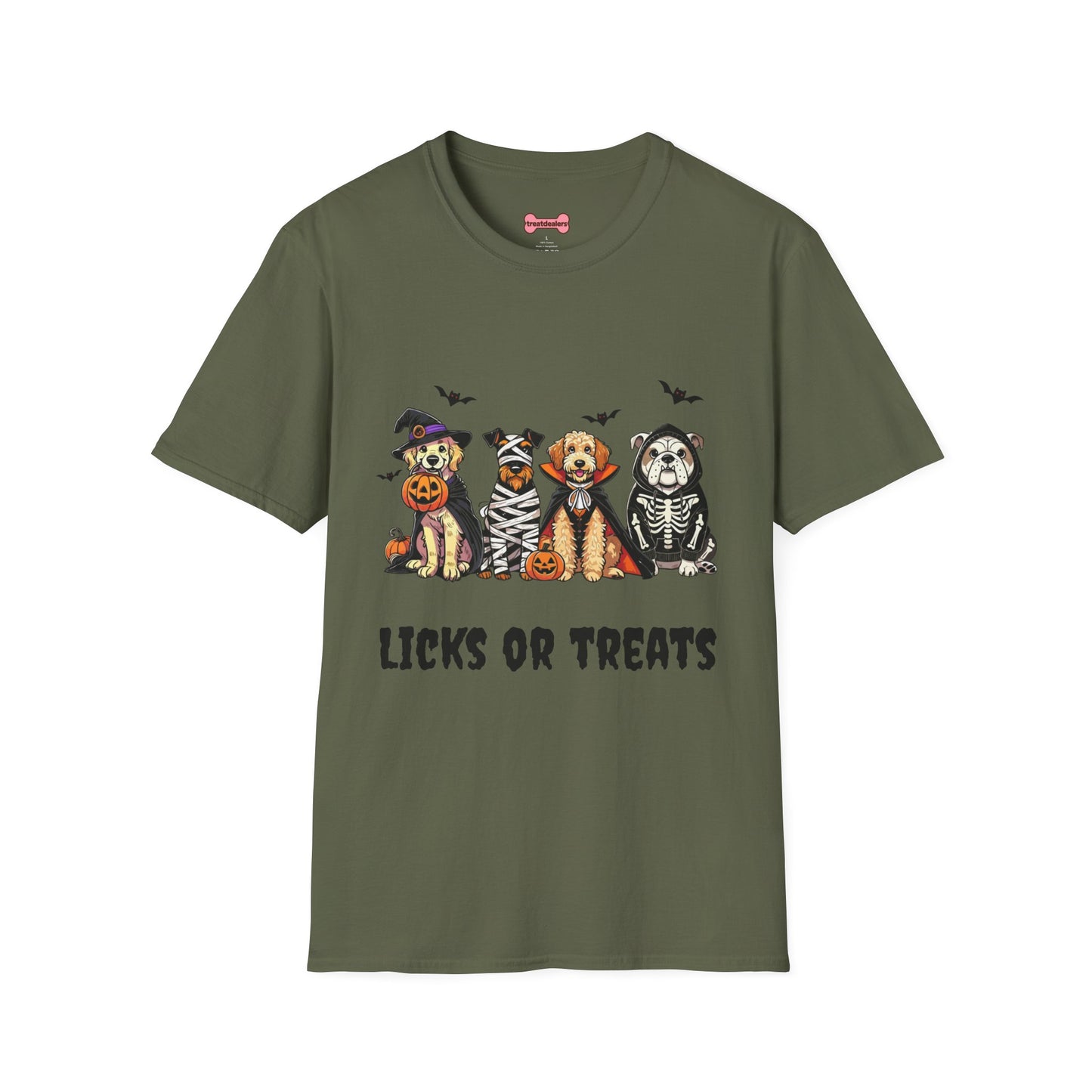 T-Shirt: "Licks or Treat" Halloween