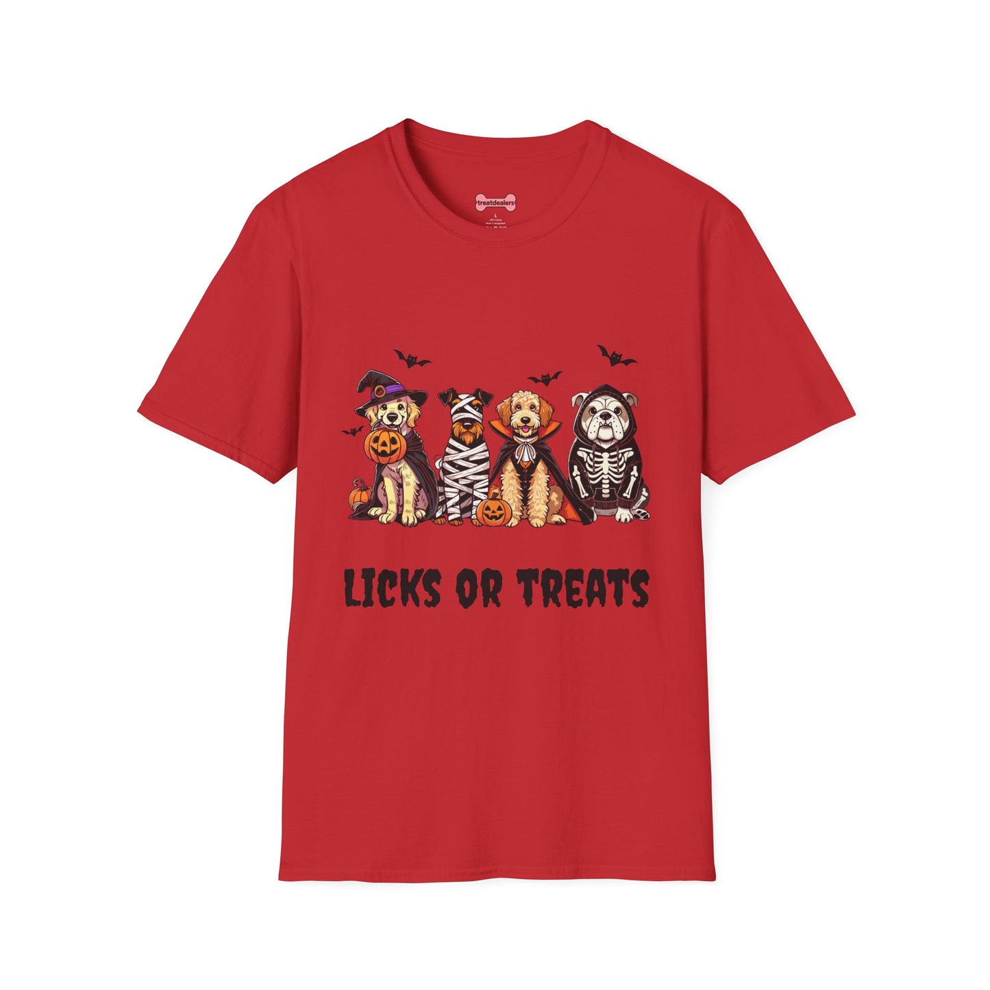 T-Shirt: "Licks or Treat" Halloween