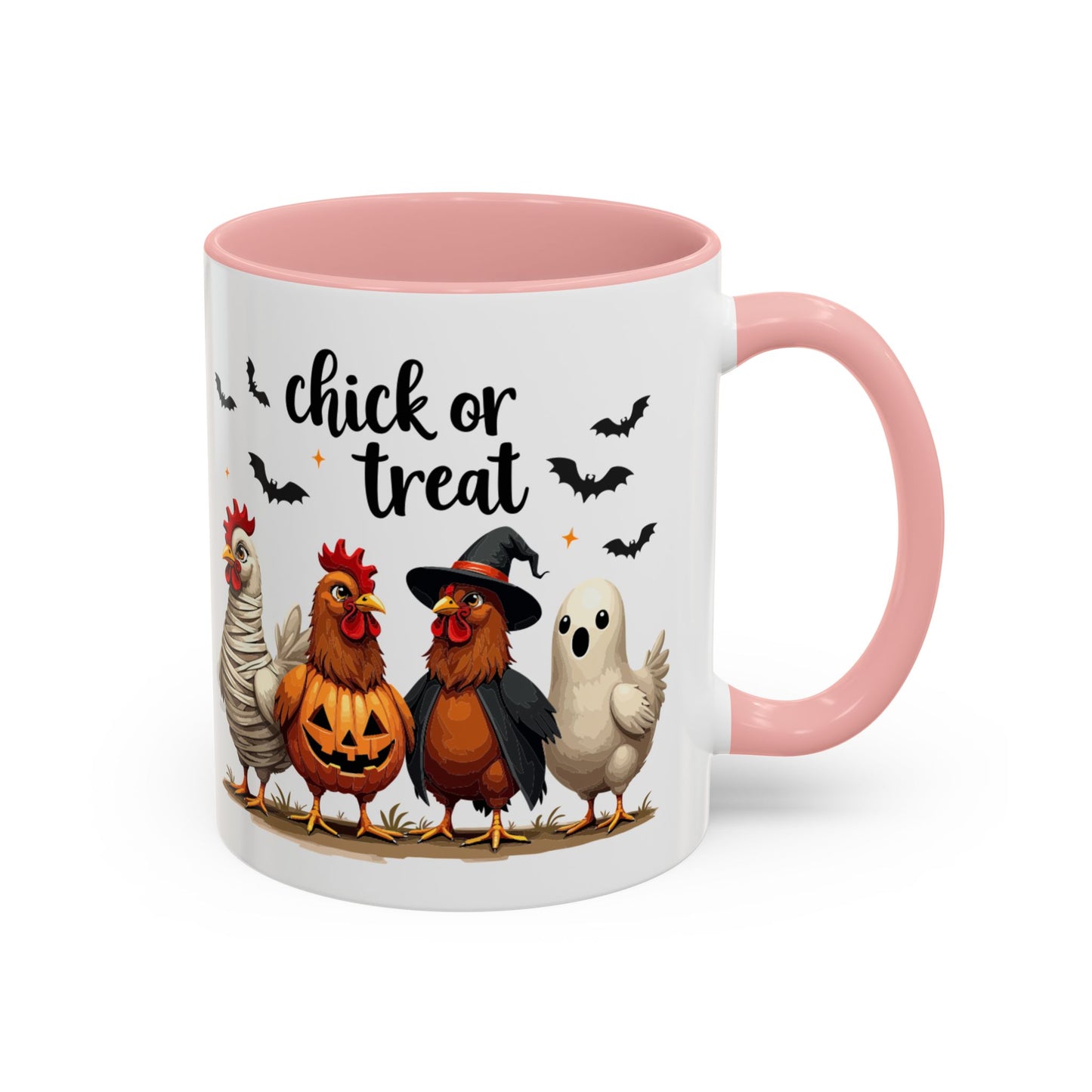 Coffee/Tea Mug - Spooky Halloween "Chick or Treat" (11, 15oz)